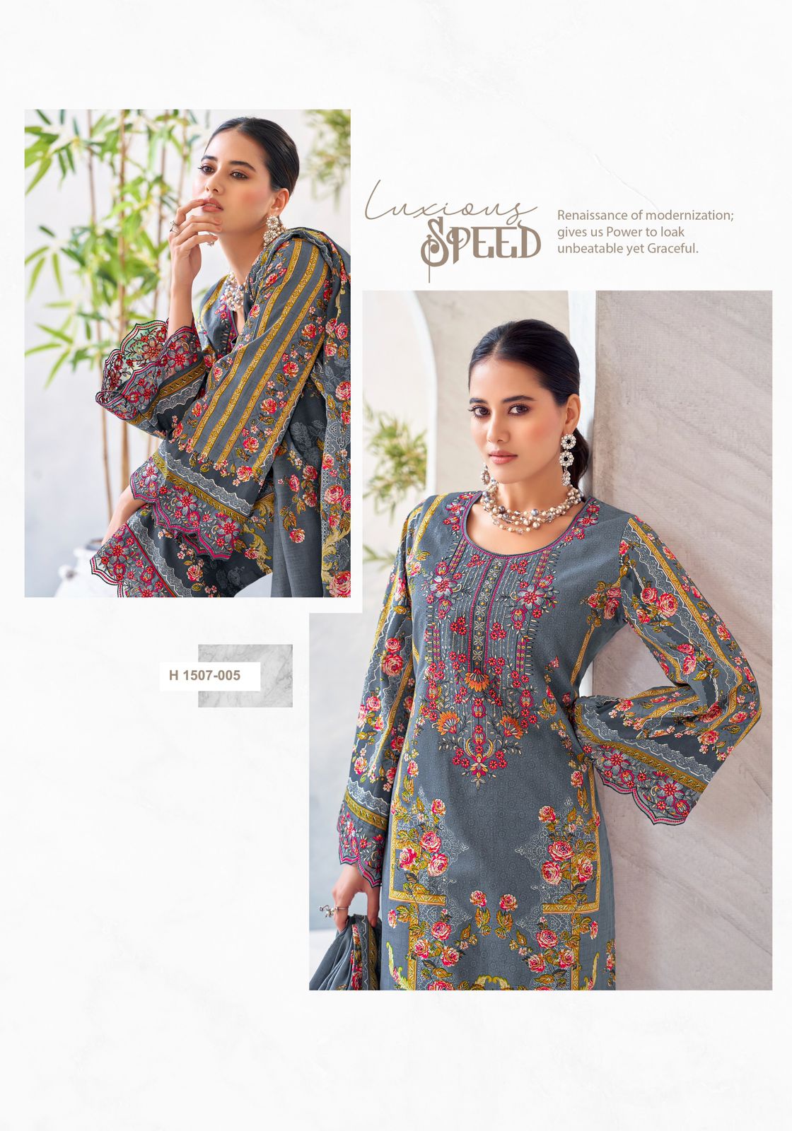 Alok Suits Qurbat Vol 15 Cambric Cotton Pakistani Dress Mateiral Wholesale Supplier In Surat