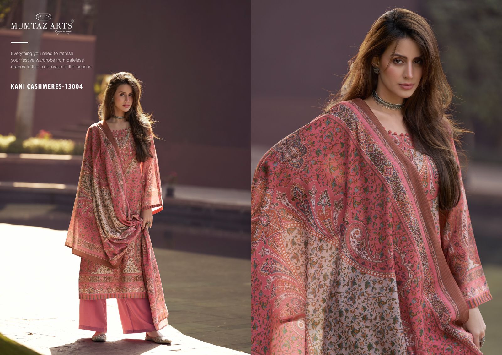 Mumtaz Arts Kani Cashmeres Vol 2 Lawn Cotton Digital Printed Dress Material Latest Collection