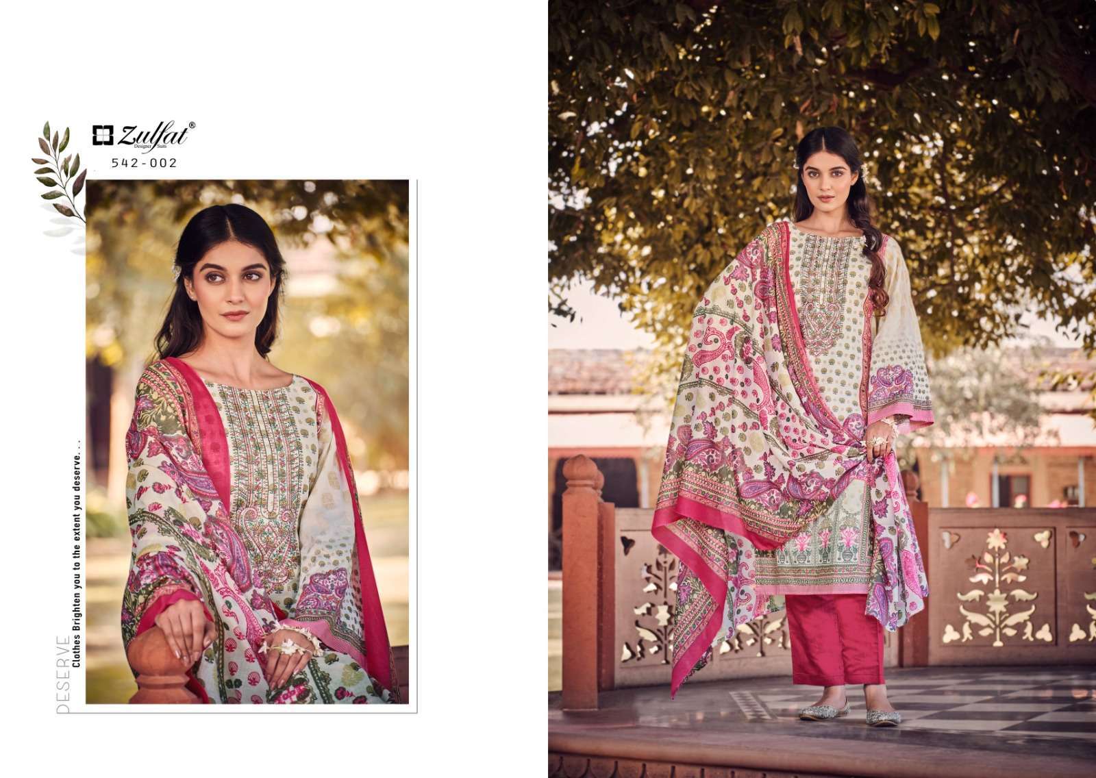 Zulfat Designer Suits Jannat Cotton With Embroidery Work Salwar Kameez For Women At Best Rate