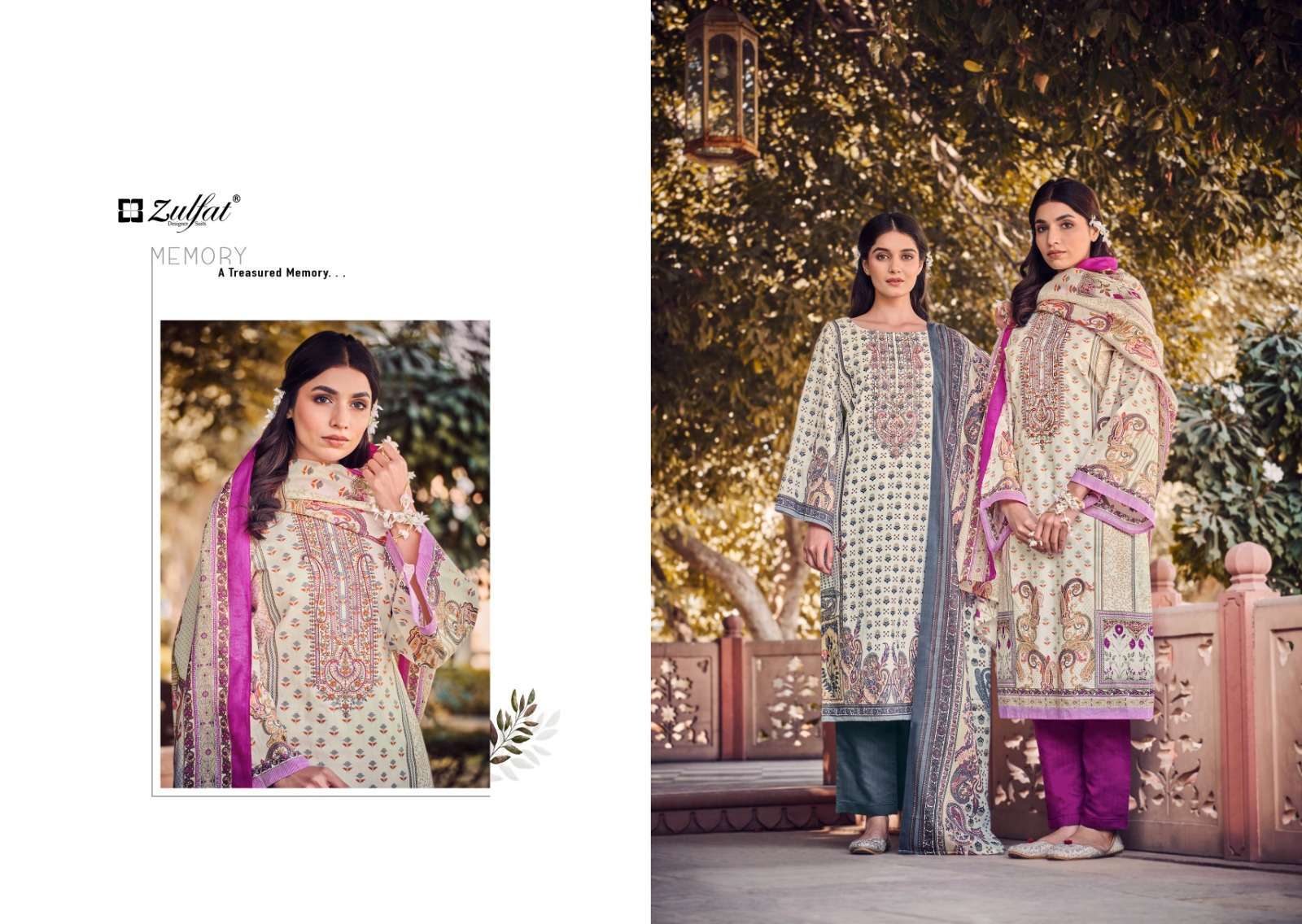Zulfat Designer Suits Jannat Cotton With Embroidery Work Salwar Kameez For Women At Best Rate