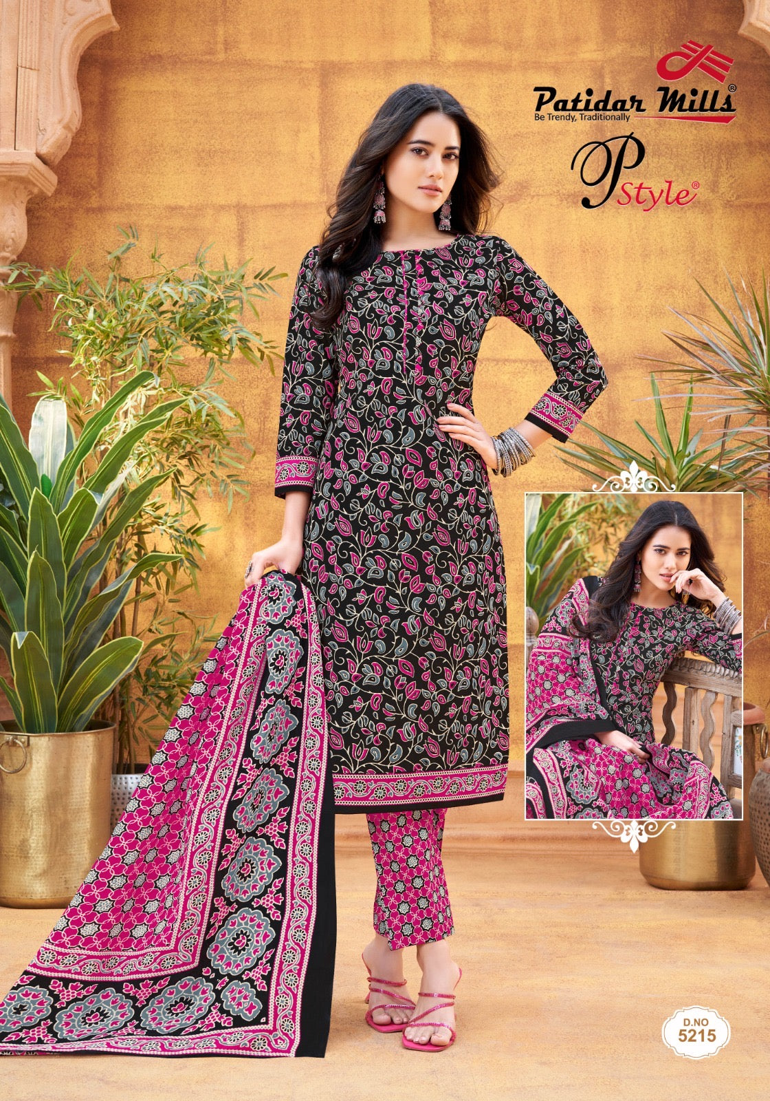 Patidar Mills PStyle Vol 52 Pure Cotton Printed Dress Material Wholesaler In Jetpur