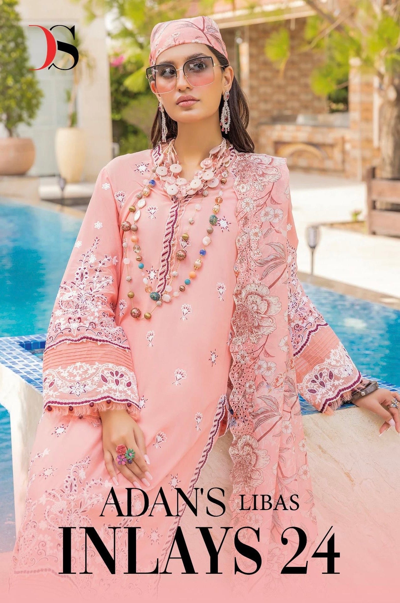 Deepsy Suits Adan’a Libas Inylays 24 Cotton With Embroidery Work Pakistani Suits Wholesale Supplier In Surat