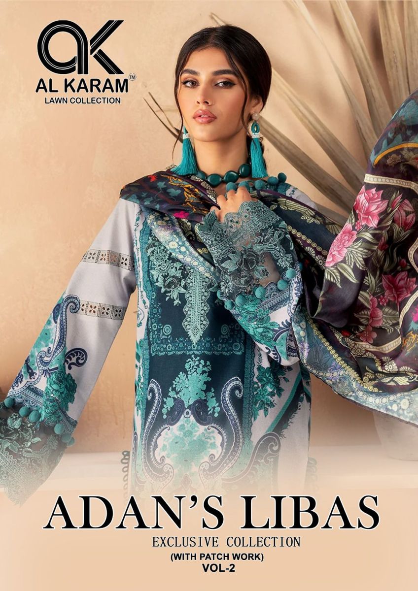 Al Karam Adan's Libas Vol 2 Soft Cotton Print Pakistani Dress Material At Wholesale Rate