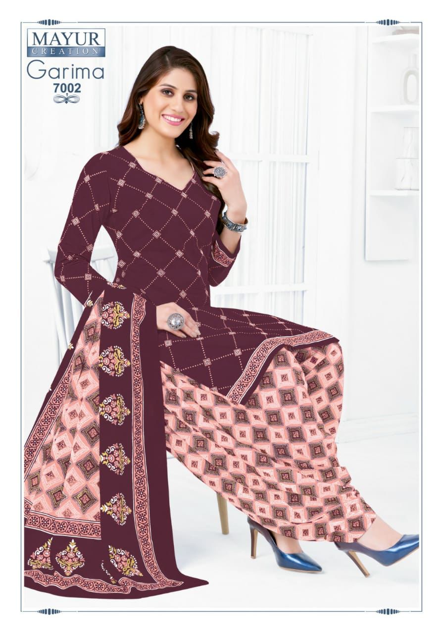 Mayur Creation Garima Vol 7 Cotton Printed Dress Material Wholesale Supplier In Jetpur