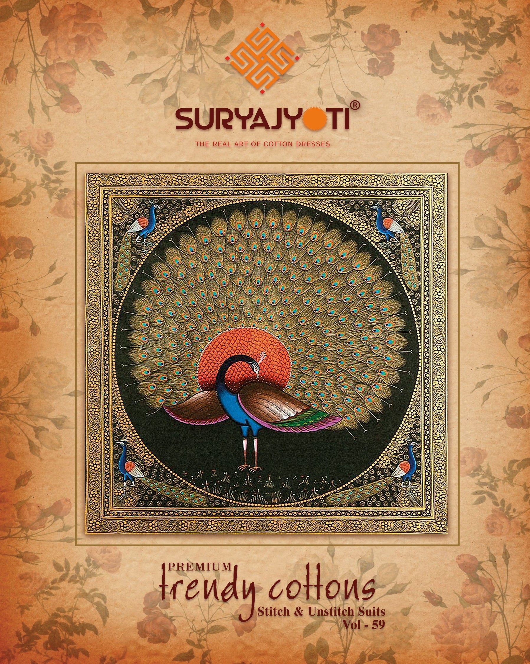 Suryajyoti Trendy Cotton Vol 59 Cotton Printed Dress Material Wholesale Supplier - jilaniwholesalesuit