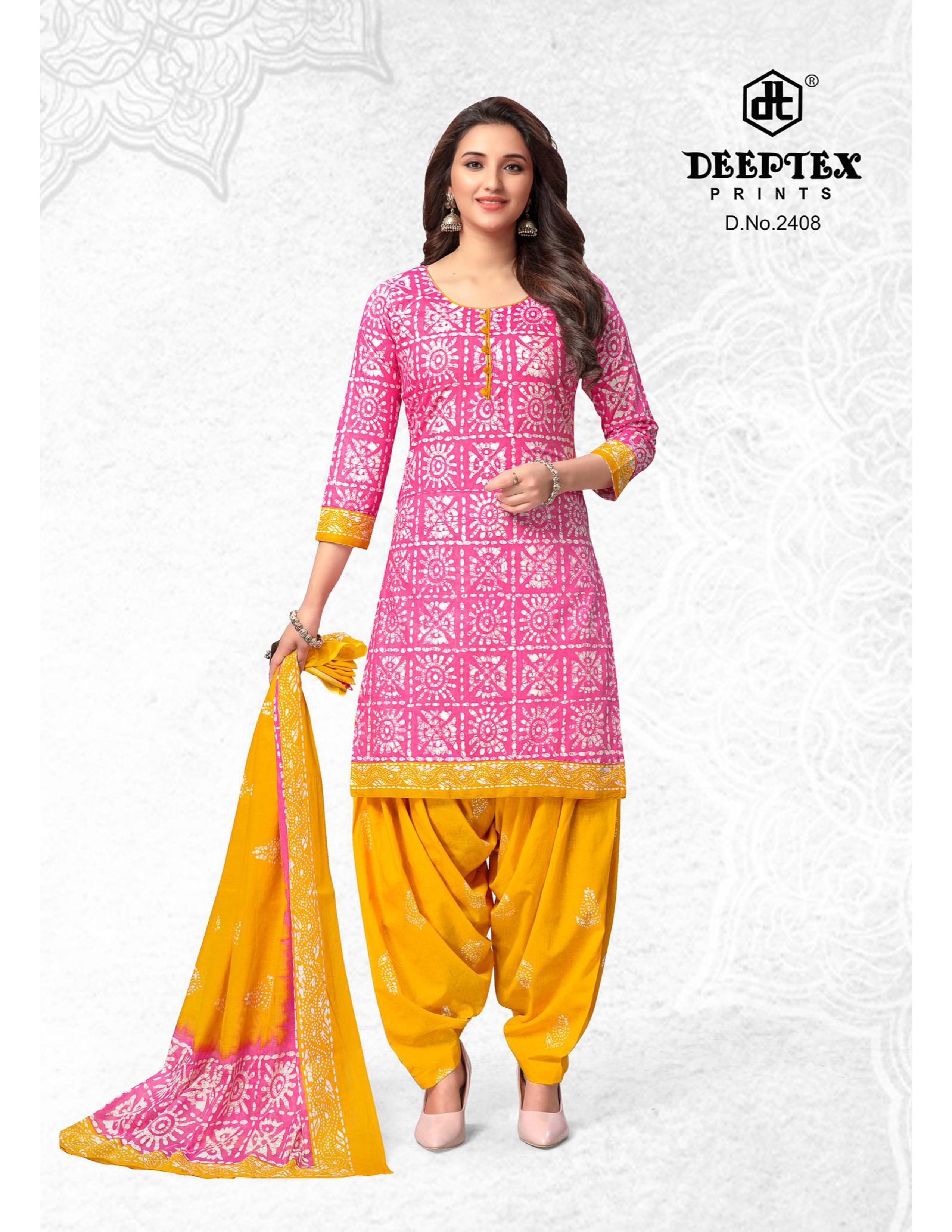 Deepex Batik Plus Vol 24 Cotton Printed Batik Dress Material Wholesale Supplier In Jetpur