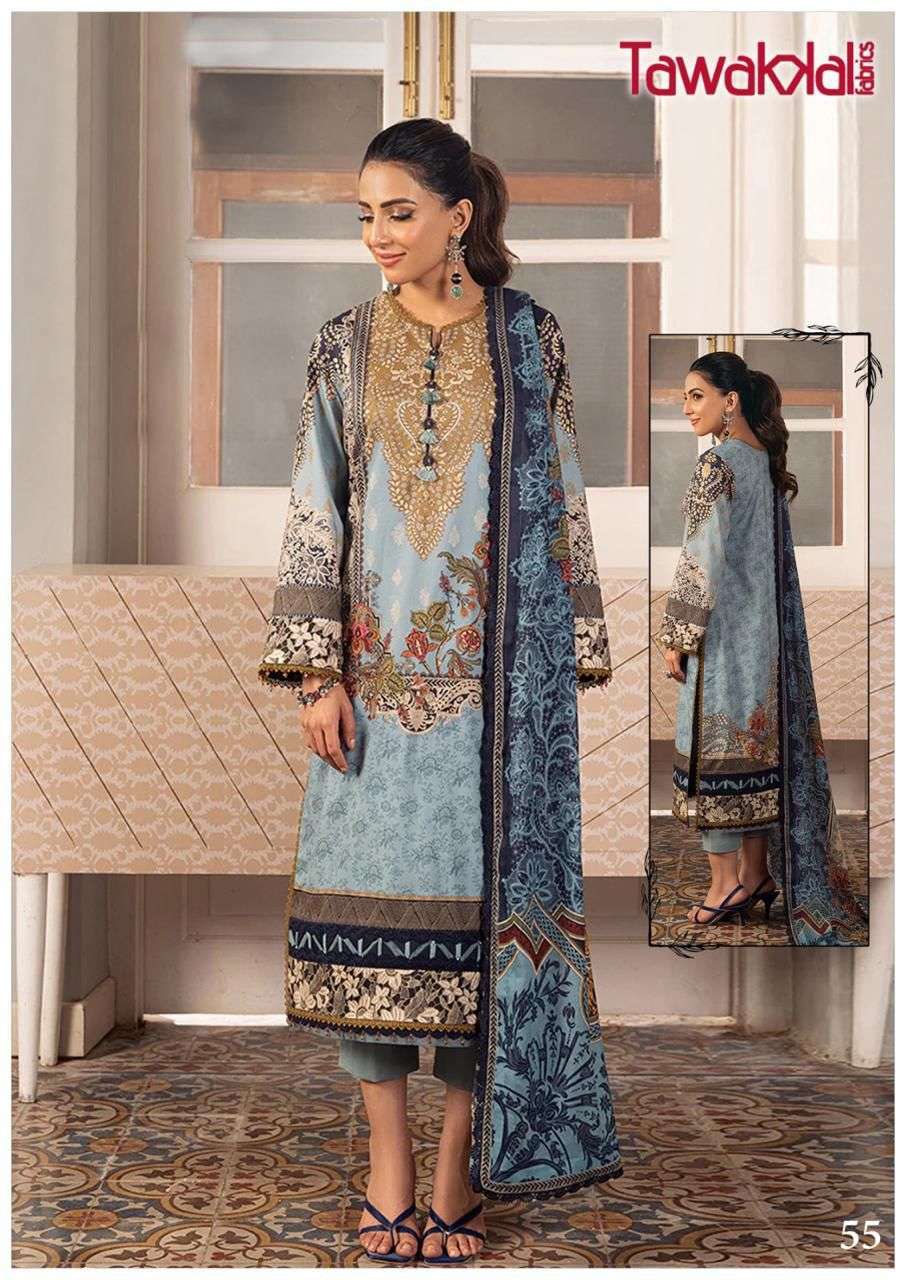 Tawakkal Fabrics Mehroz Vol 6 Cotton Printed Pakistani Dress Material At Wholesale Rate