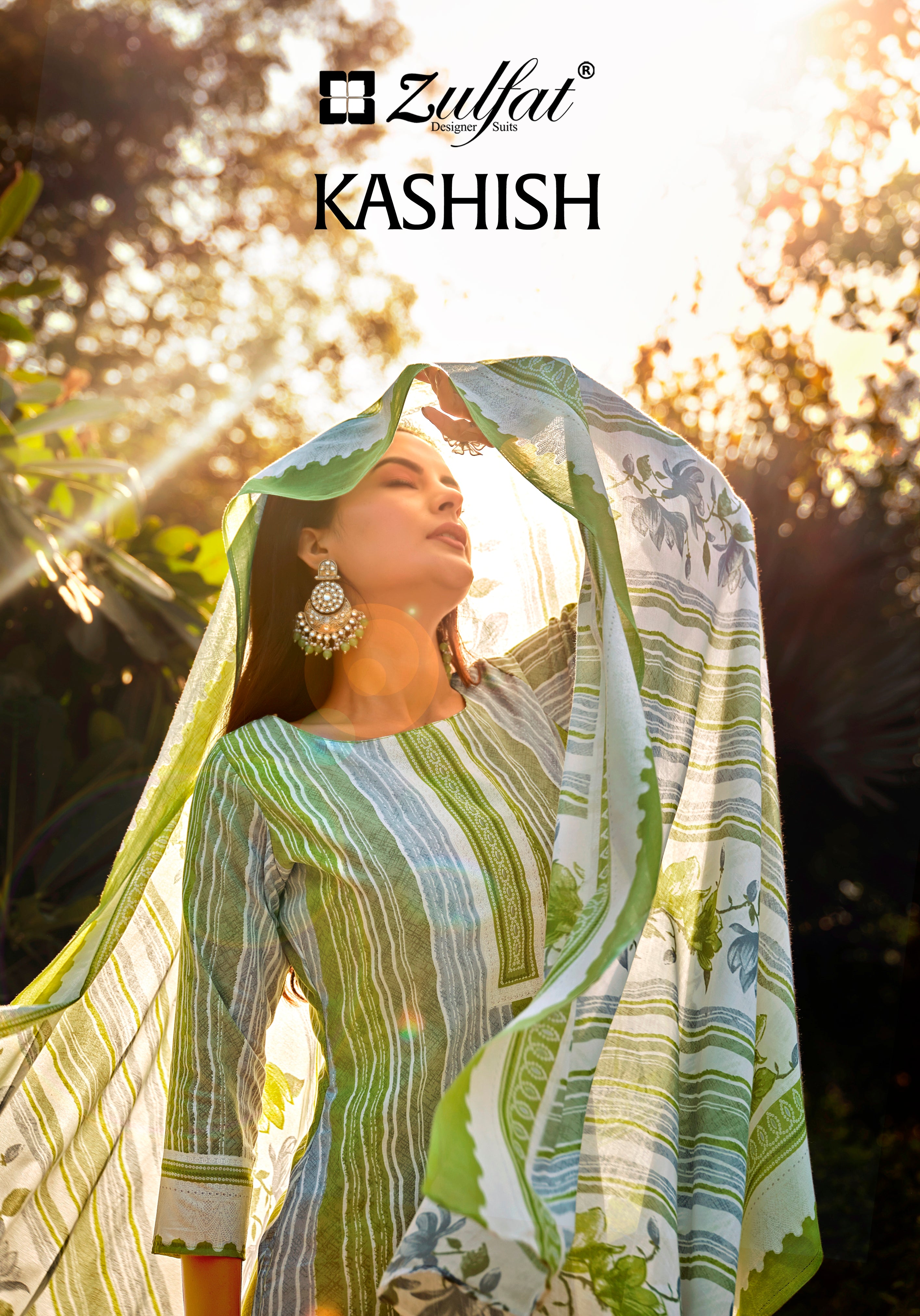 Zulfat Designer Suits Kashish Cotton Digital Printed Salwar suits wholesale Supplier In Surat - jilaniwholesalesuit