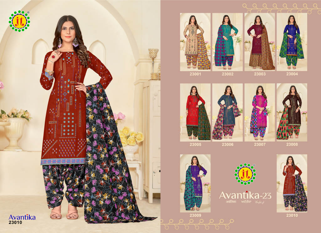 Rutu Jaipuri Vol 1 Pure Cotton Printed Dress Material Collection