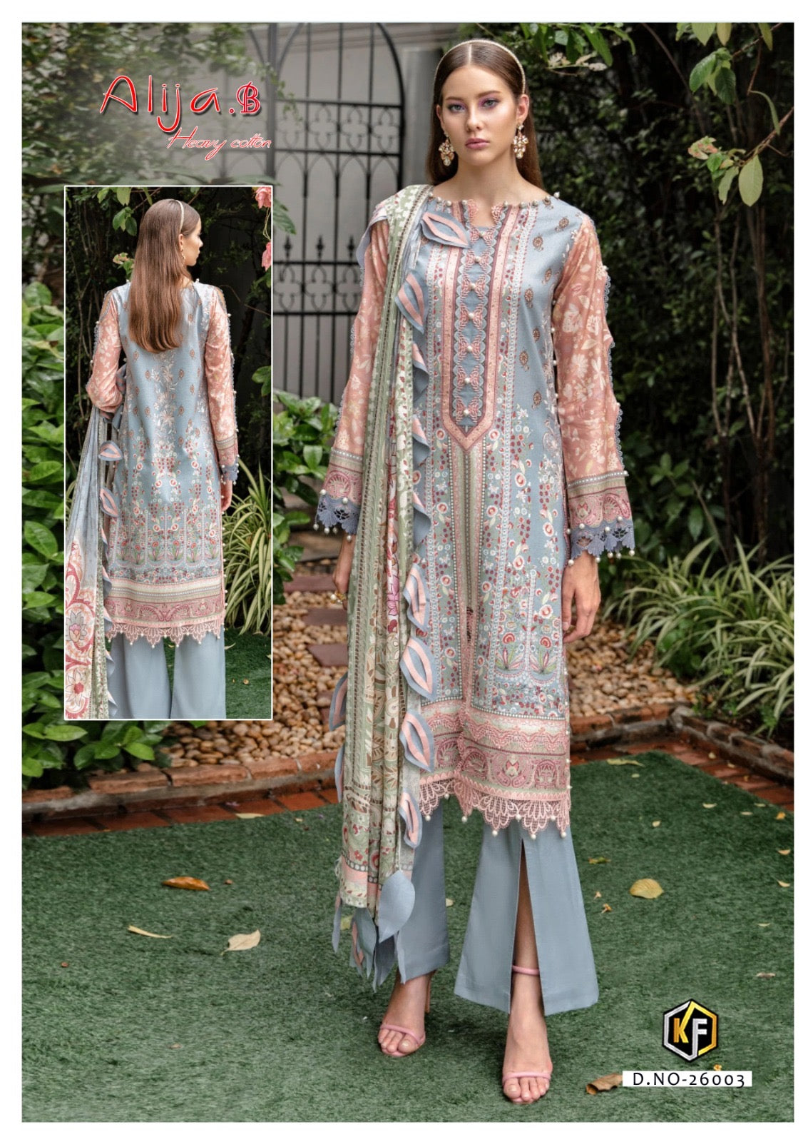 Keval fab Alija b vol 26 Lawn Cotton Printed Dress Material At Wholesale Rate - jilaniwholesalesuit