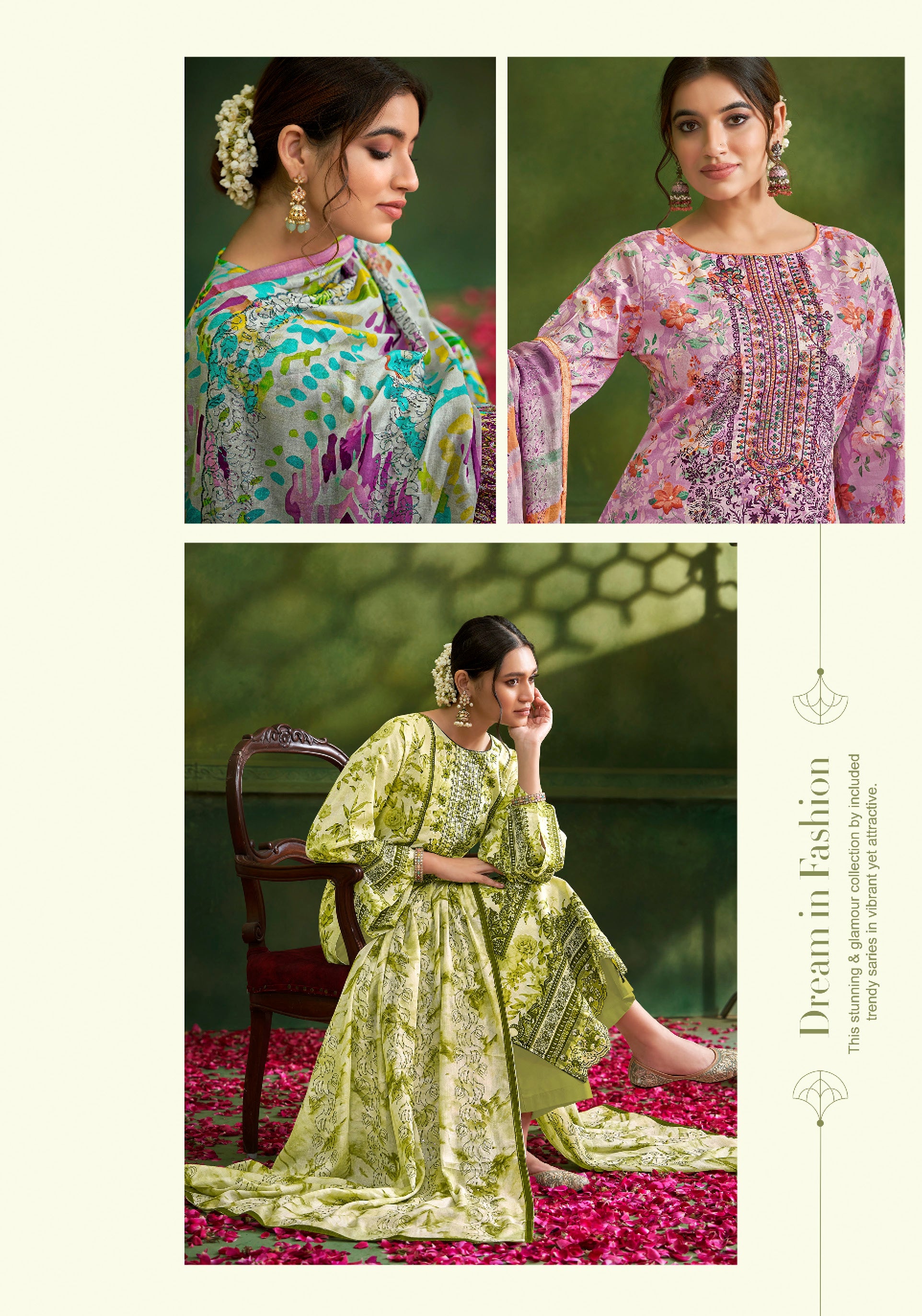 Alok Suit Adaah Cambric Cotton Digital Print With Embroidery Work Salwar Suits Latest Collection - jilaniwholesalesuit