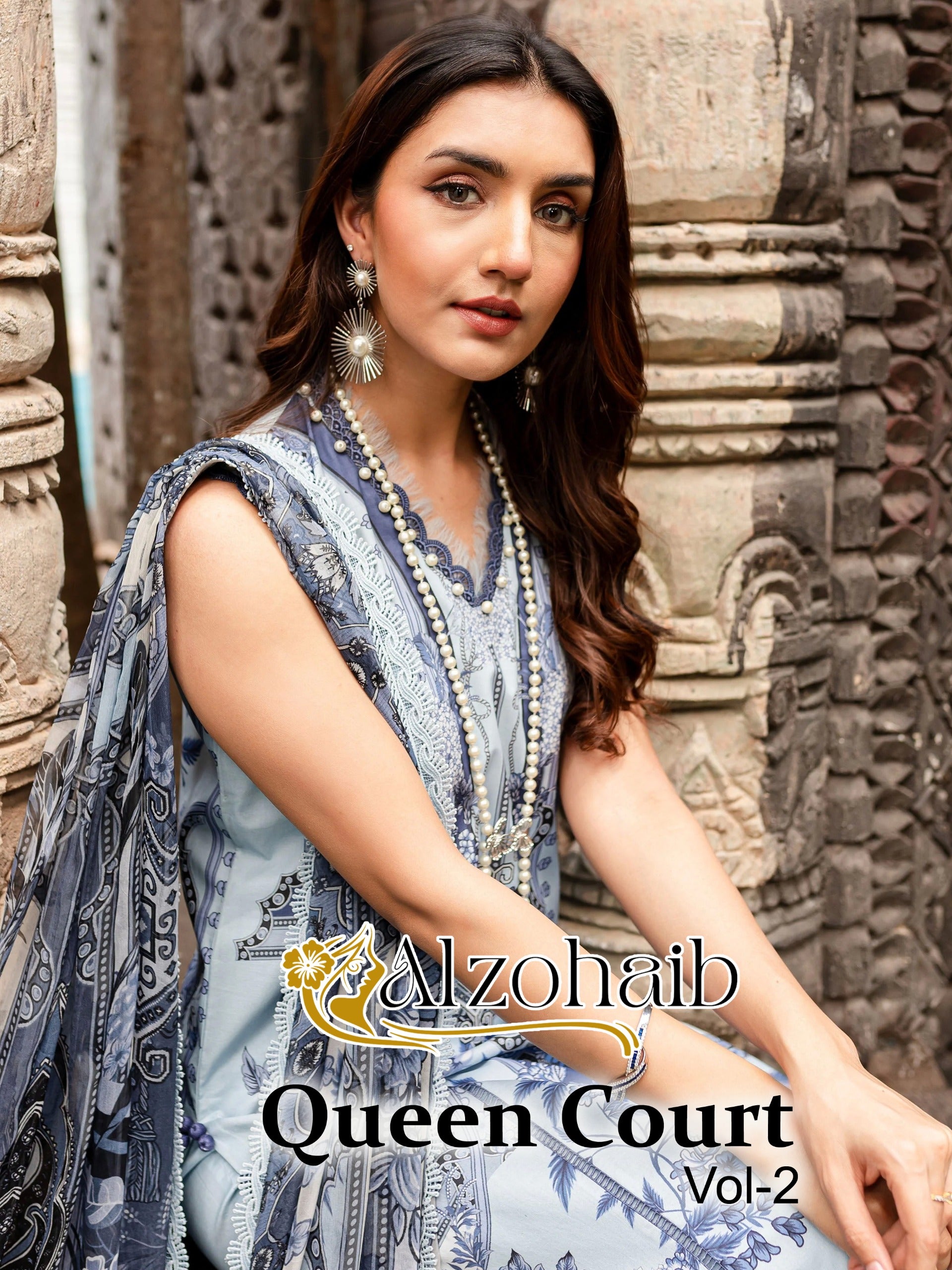 Al Zohaib Queen Court Vol 2 Cotton Latest Pakistani Salwar Kameez Collection