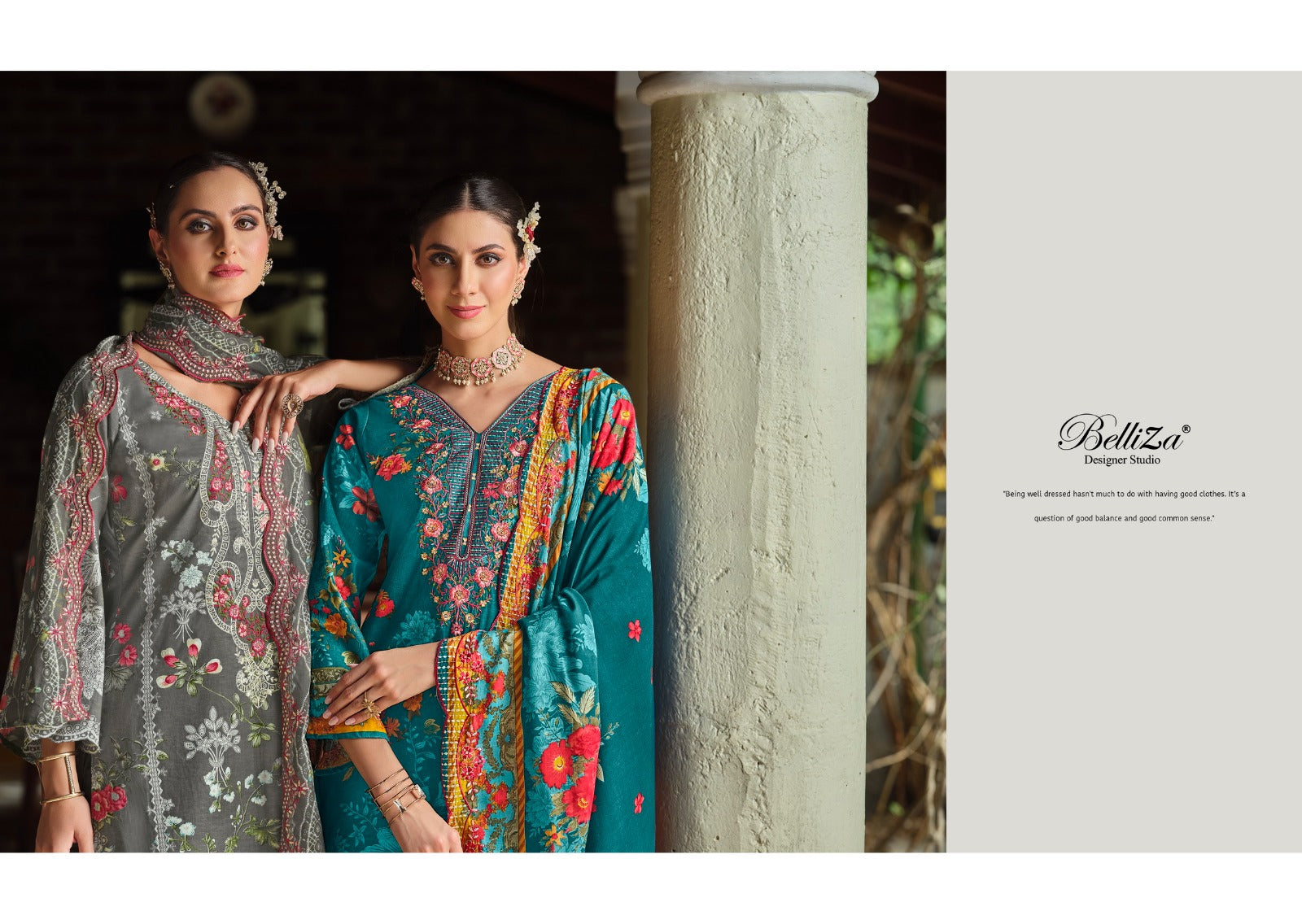 Belliza Guzarish Vol 13 Cotton Pakistani Embroidery Work Salwar Kameez Collection Surat