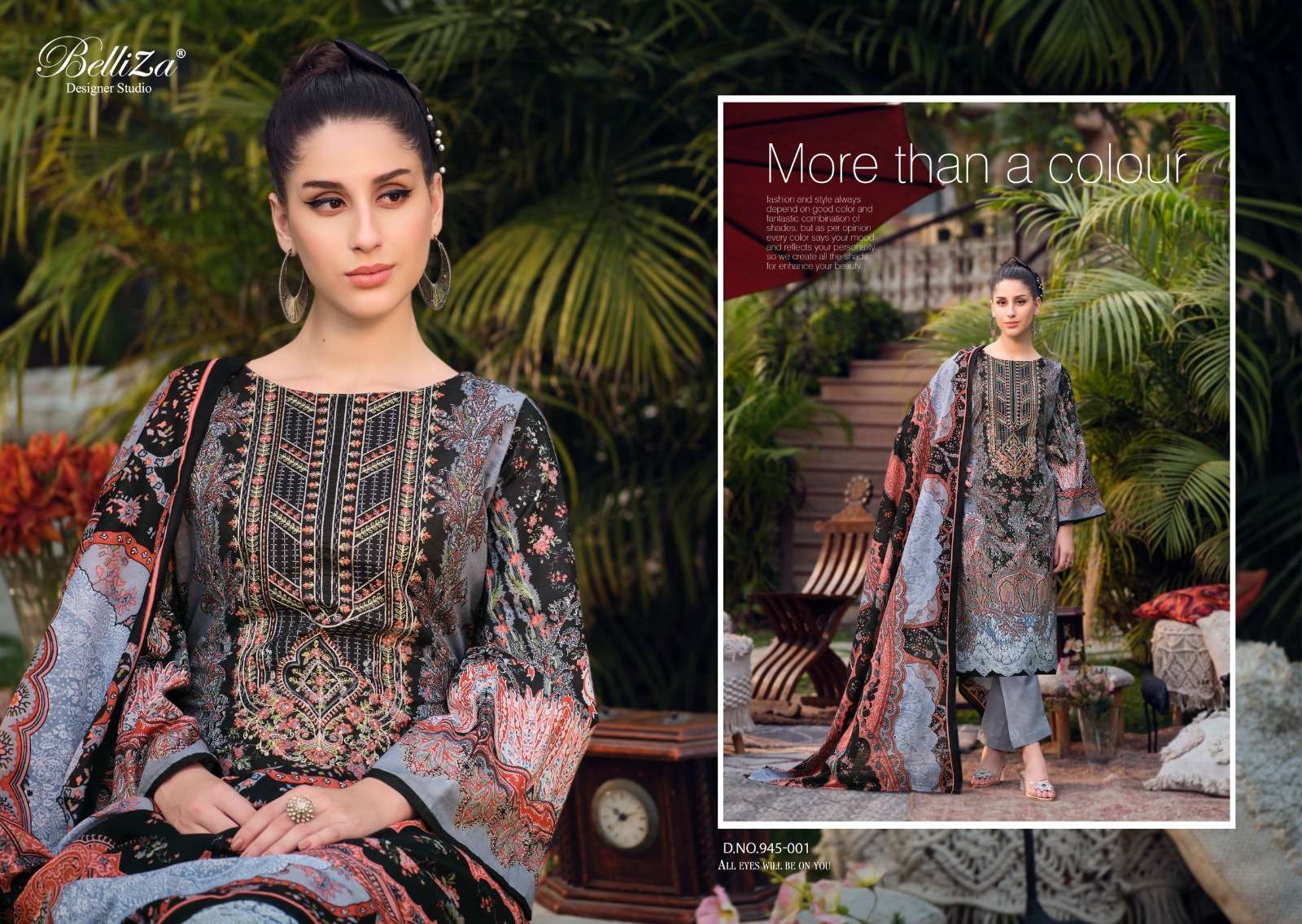 Belliza Naira Vol 64 Cotton Embroidery Work Salwar Suits Collection