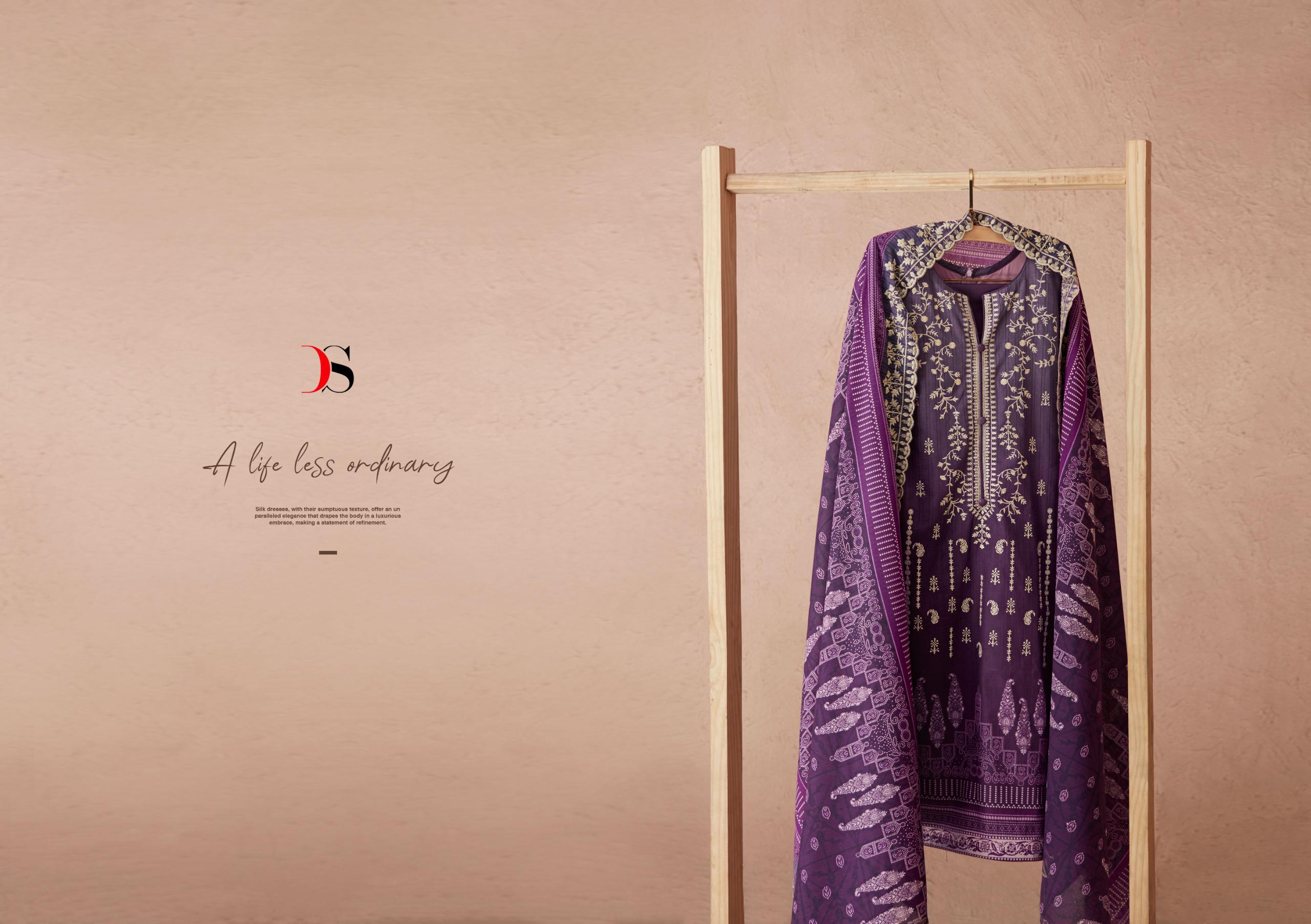 Deepsy Suits Bin Saeed Vol 7 Cotton With Embroidery Work Pakistani Salwar Kameez For Sale