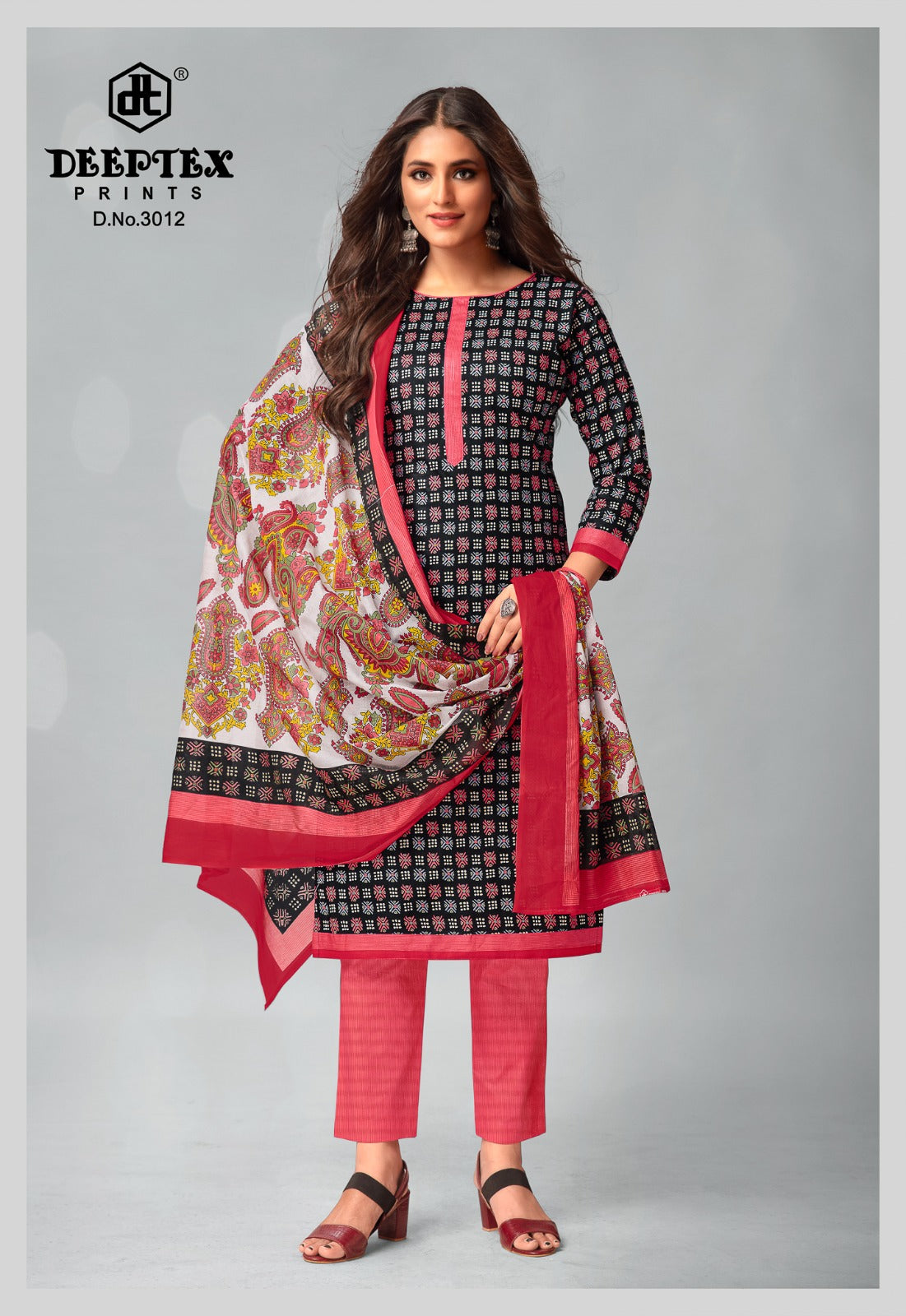 Deeptex printsss chief guest vol 30 cotton printed salwar suits wholesaler in jetpur - jilaniwholesalesuit
