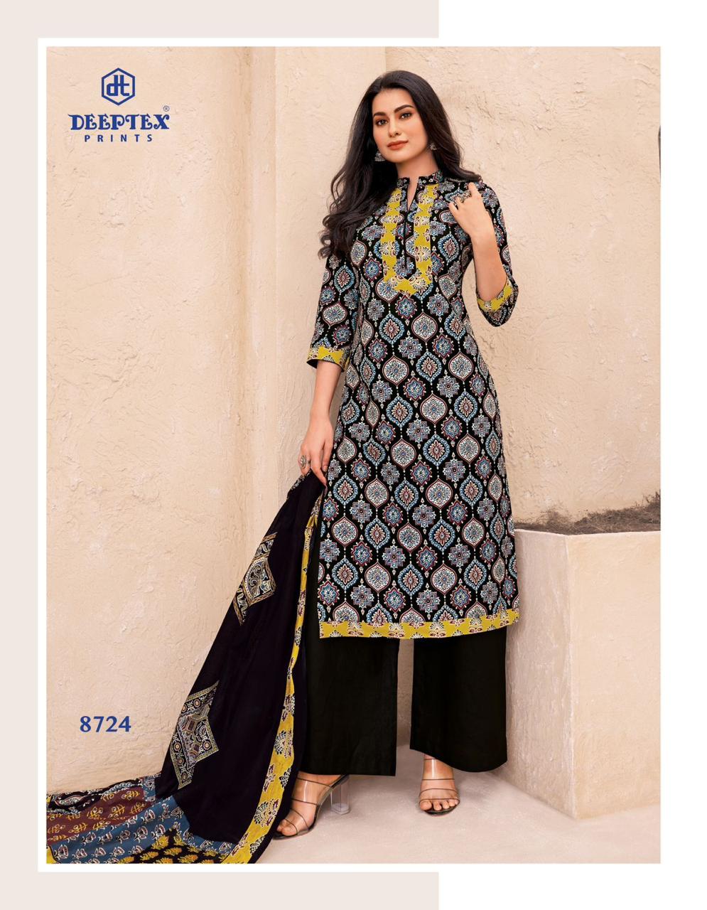 Deeptex Miss India Vol 87 Cotton Deeptex Dress Material Jetpur