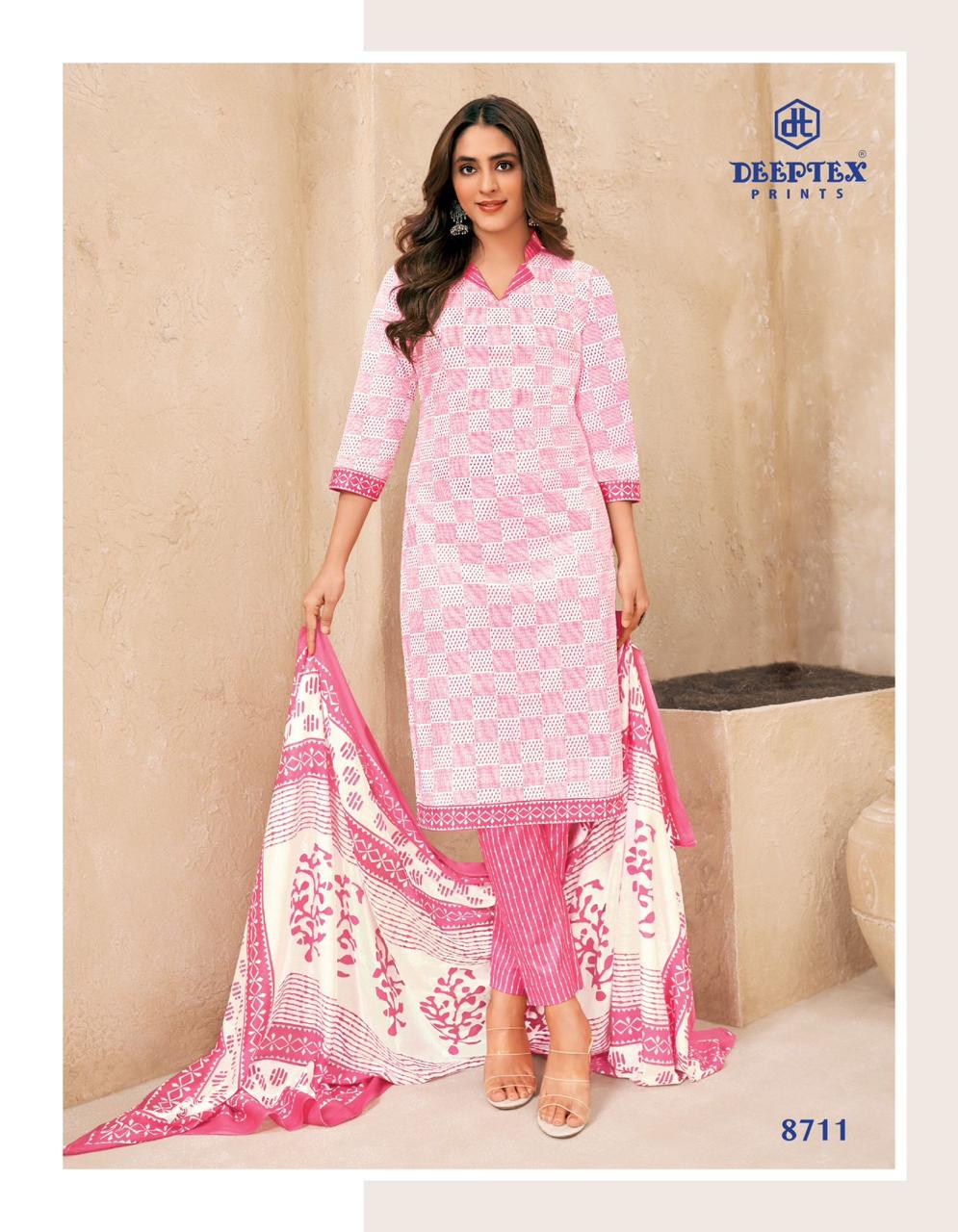 Deeptex Miss India Vol 87 Cotton Deeptex Dress Material Jetpur