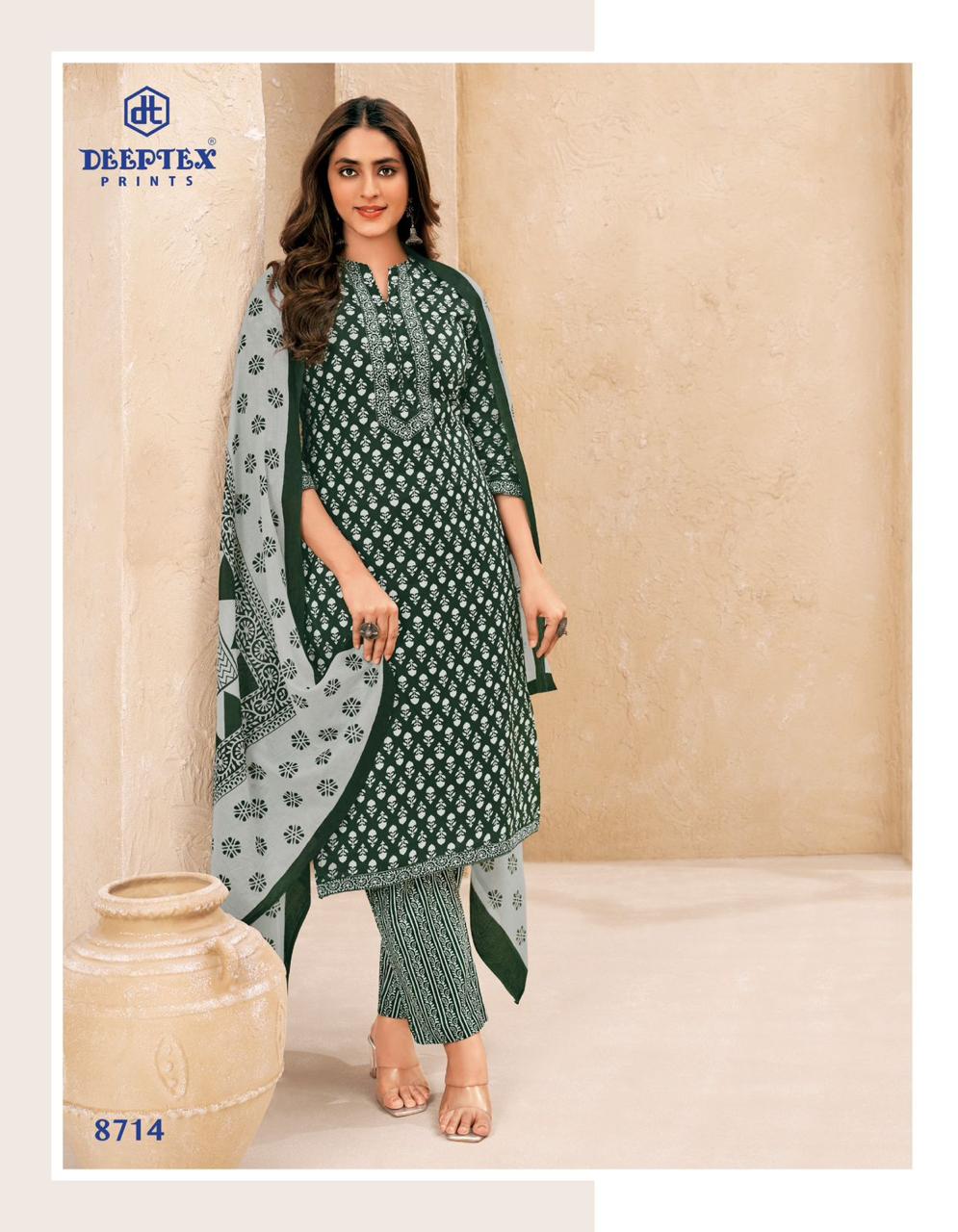 Deeptex Miss India Vol 87 Cotton Deeptex Dress Material Jetpur