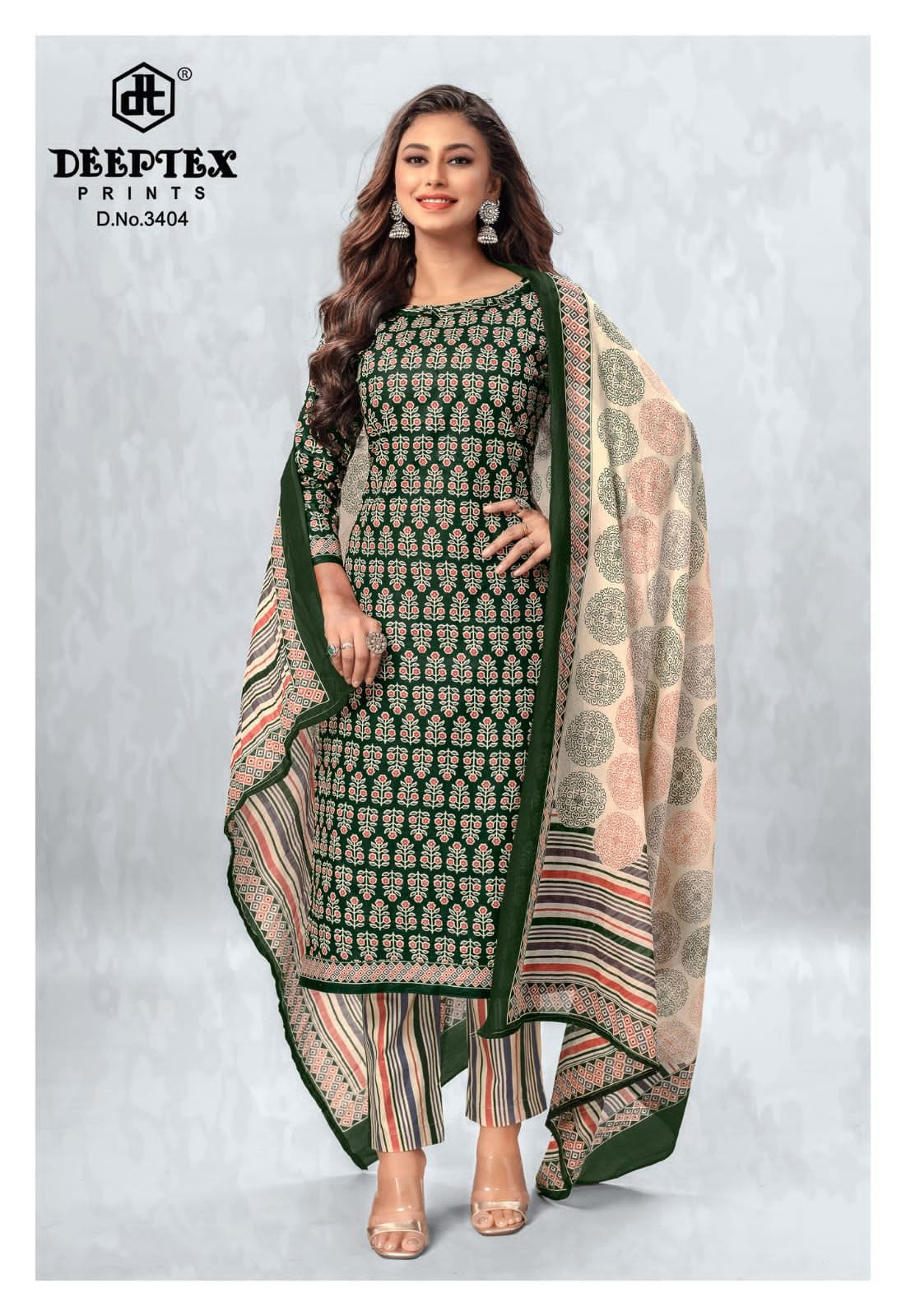 Deeptex Prints Chief Guest Vol 34 Cotton Dress Material Jetpur Wholesale Price