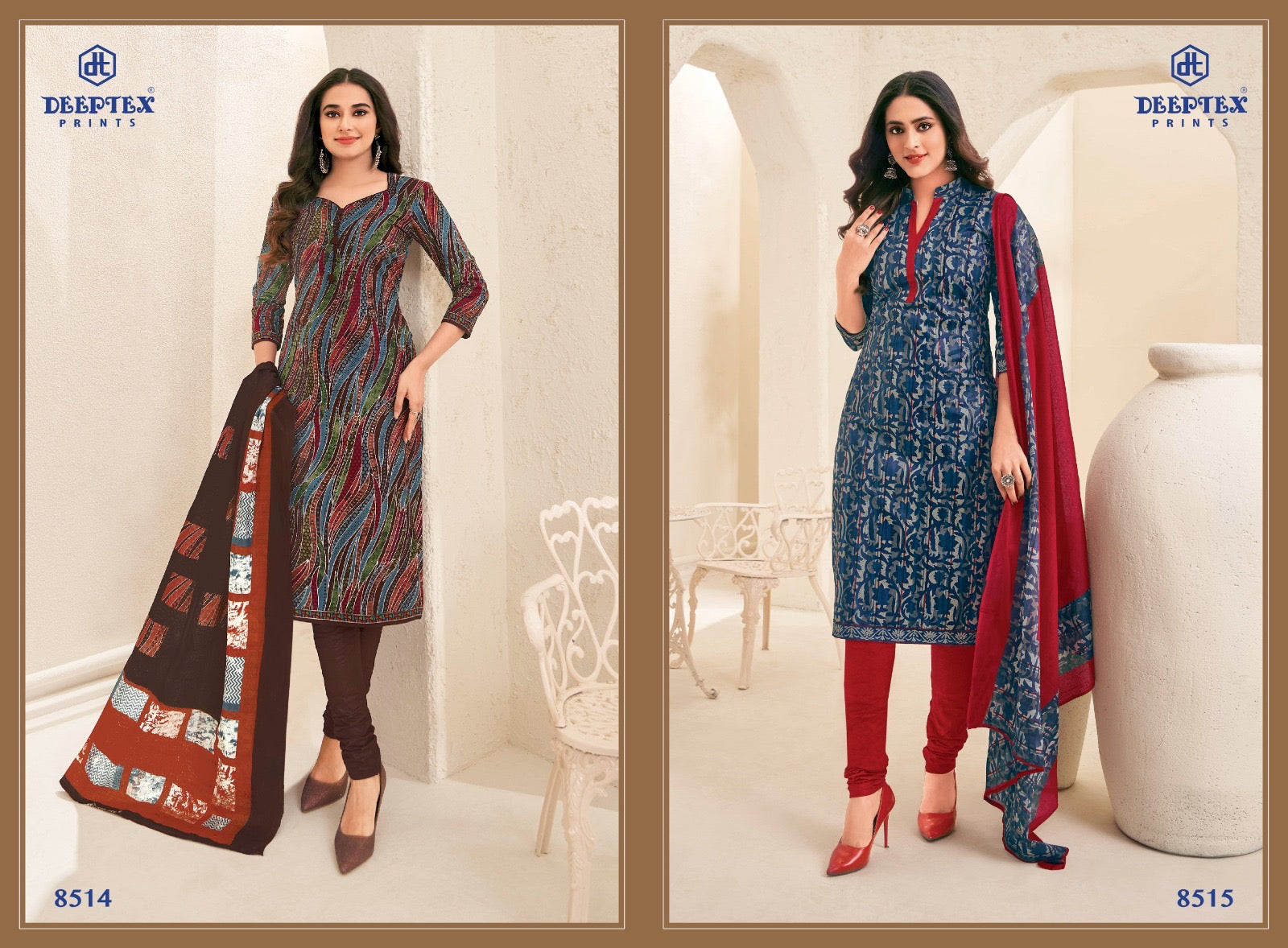 Deeptex Miss India Vol 85 Cotton Printed Dress Material Wholesale Supplier In Jetpur