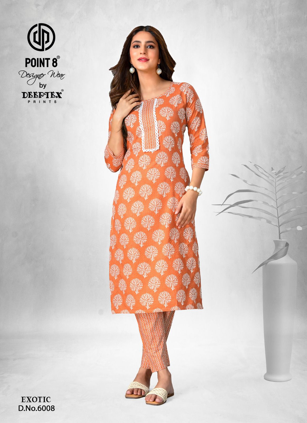 Deeptex Prints Exotic Vol 6 Cotton Kantha Fabric Readymade Kurti With Pant Collection At Wholesale Rate