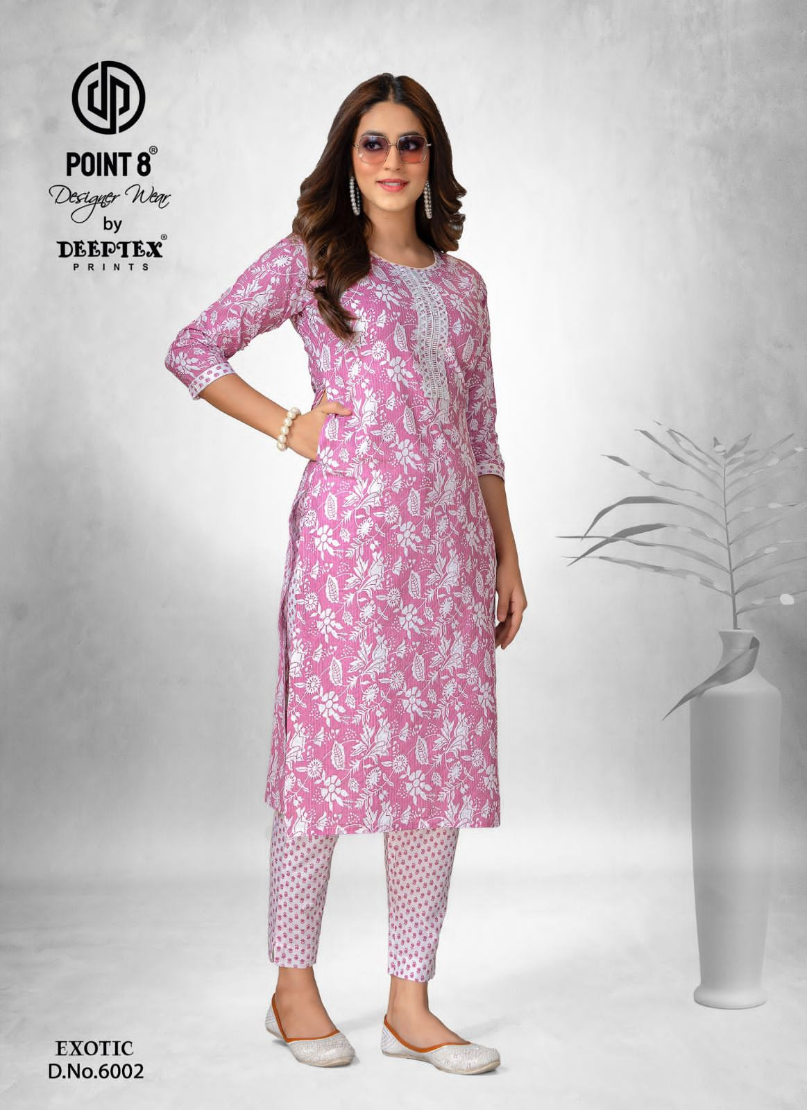 Deeptex Prints Exotic Vol 6 Cotton Kantha Fabric Readymade Kurti With Pant Collection At Wholesale Rate