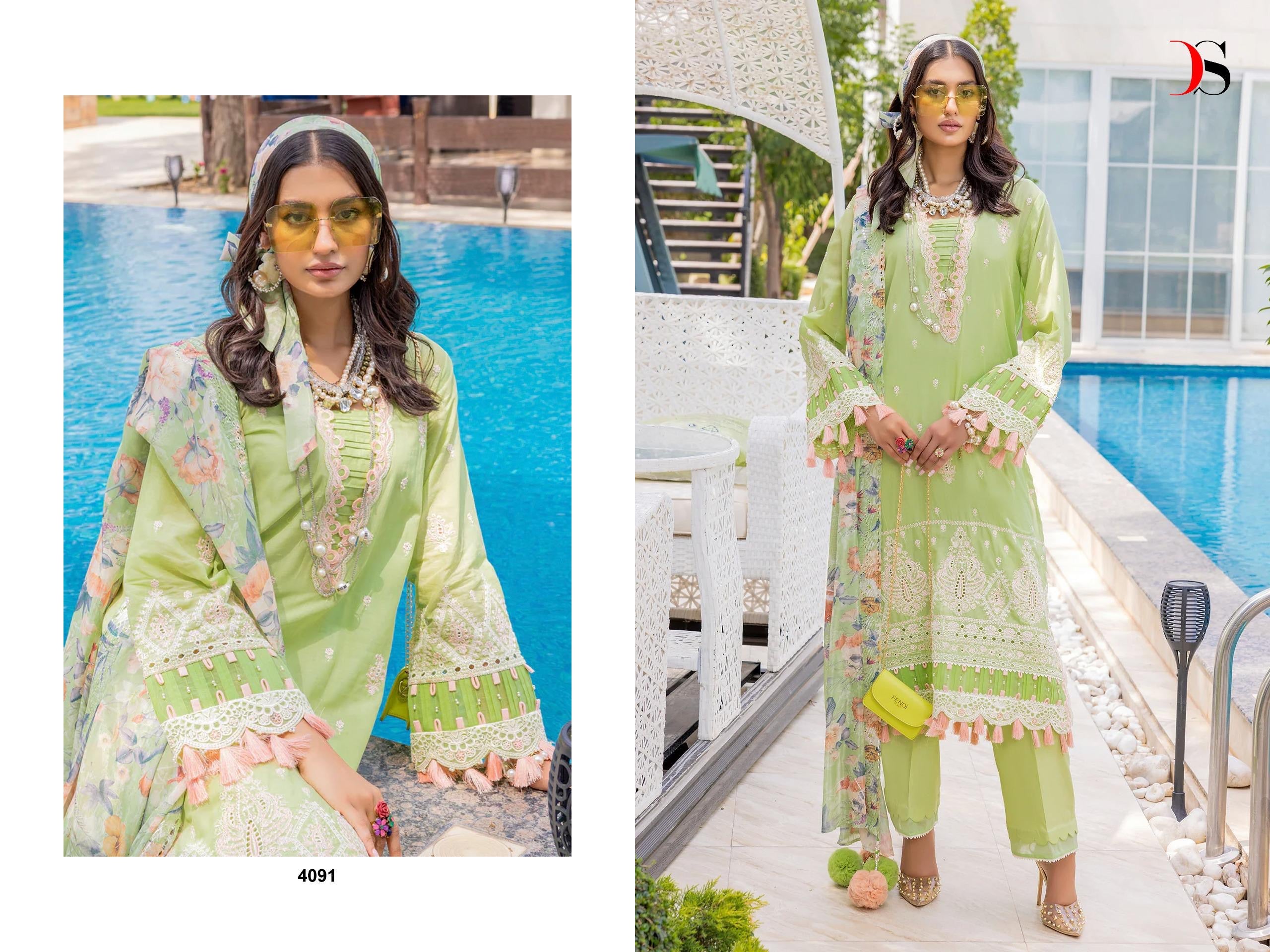 Deepsy Suits Adan’a Libas Inylays 24 Cotton With Embroidery Work Pakistani Suits Wholesale Supplier In Surat