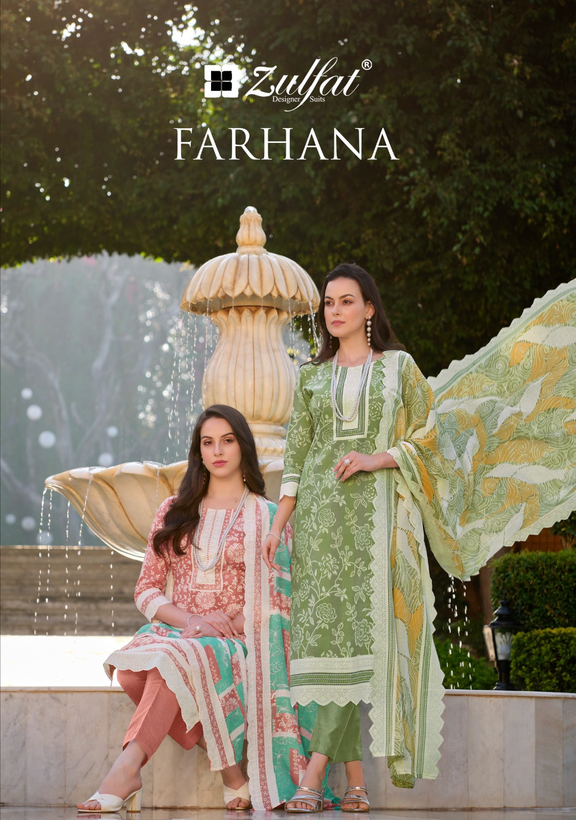 Zulfat Designer Studio Farhana Cotton Designer Print Salwar Kameez Wholesale Catalog