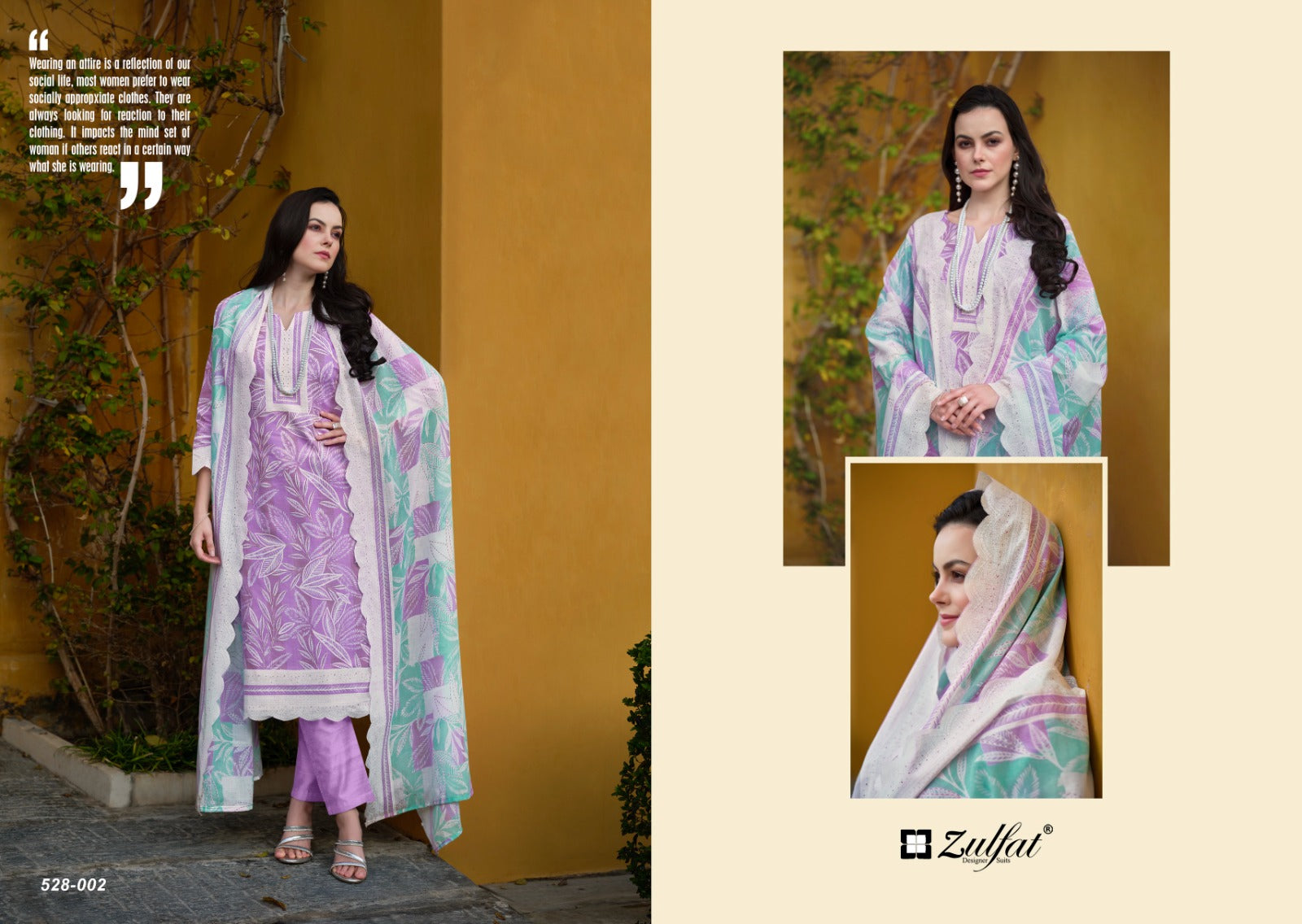 Zulfat Designer Studio Farhana Cotton Designer Print Salwar Kameez Wholesale Catalog