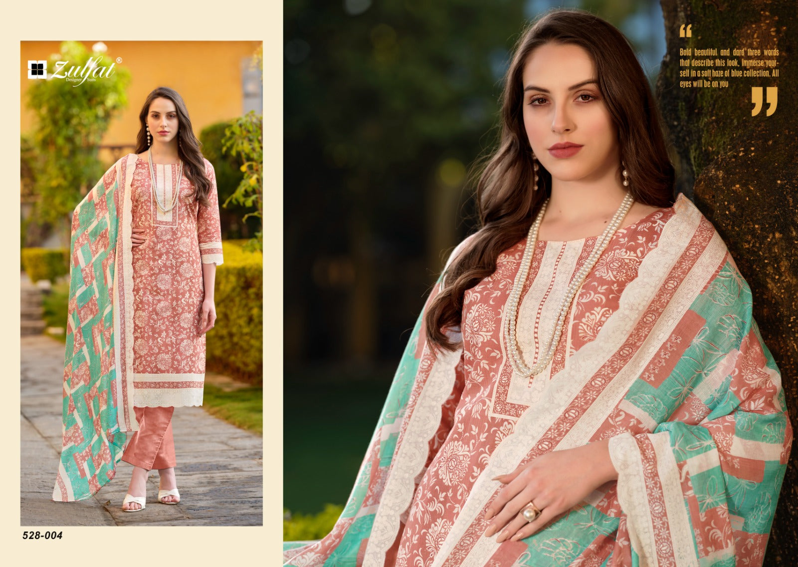 Zulfat Designer Studio Farhana Cotton Designer Print Salwar Kameez Wholesale Catalog