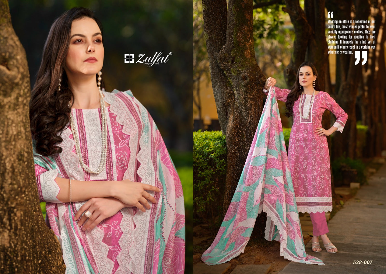 Zulfat Designer Studio Farhana Cotton Designer Print Salwar Kameez Wholesale Catalog