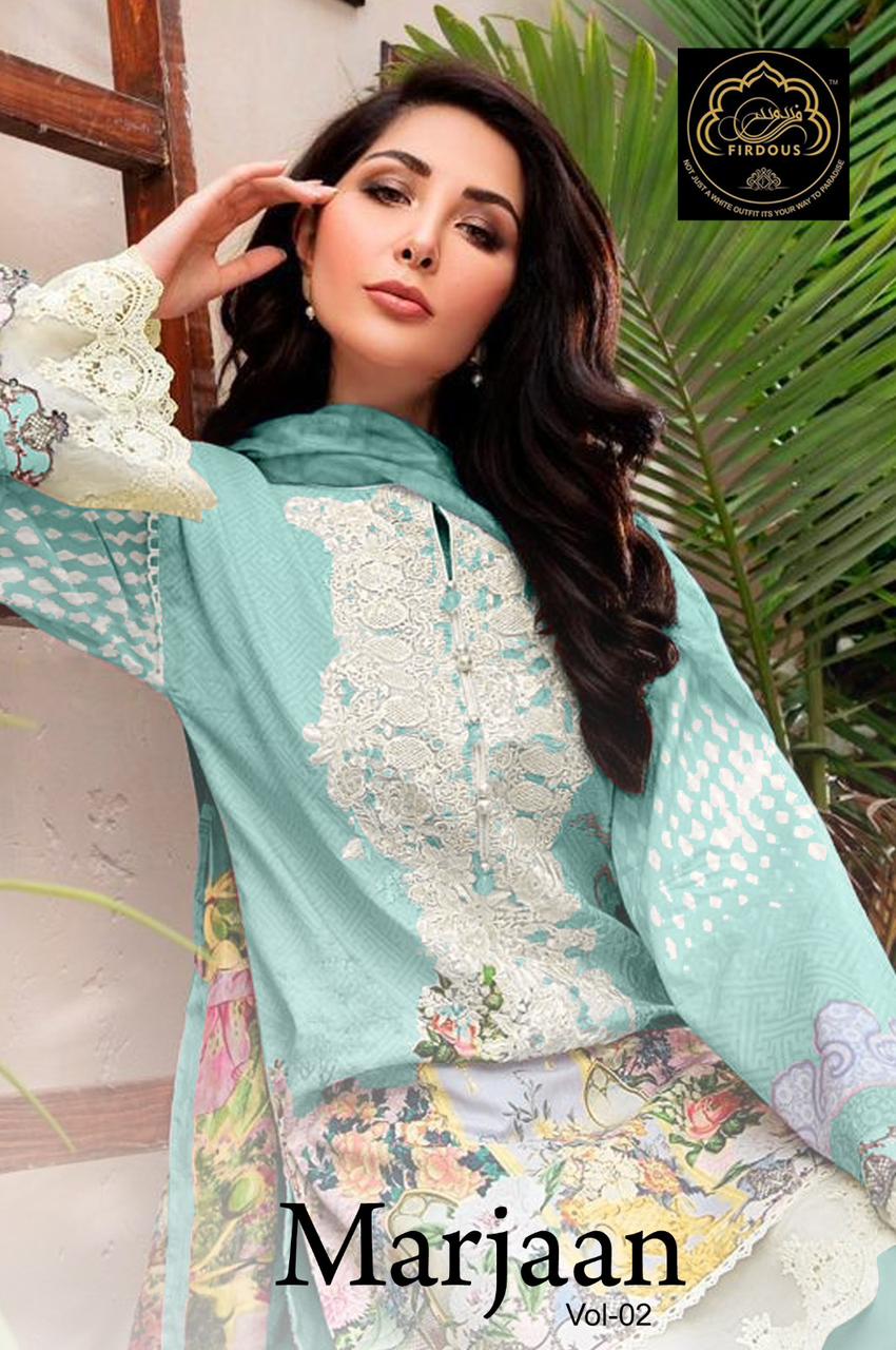 Firdous Marjaan Vol 2 Cotton With Embroidery Patch Work Pakistani Salwar Kameez At Wholesale Rate  (6)