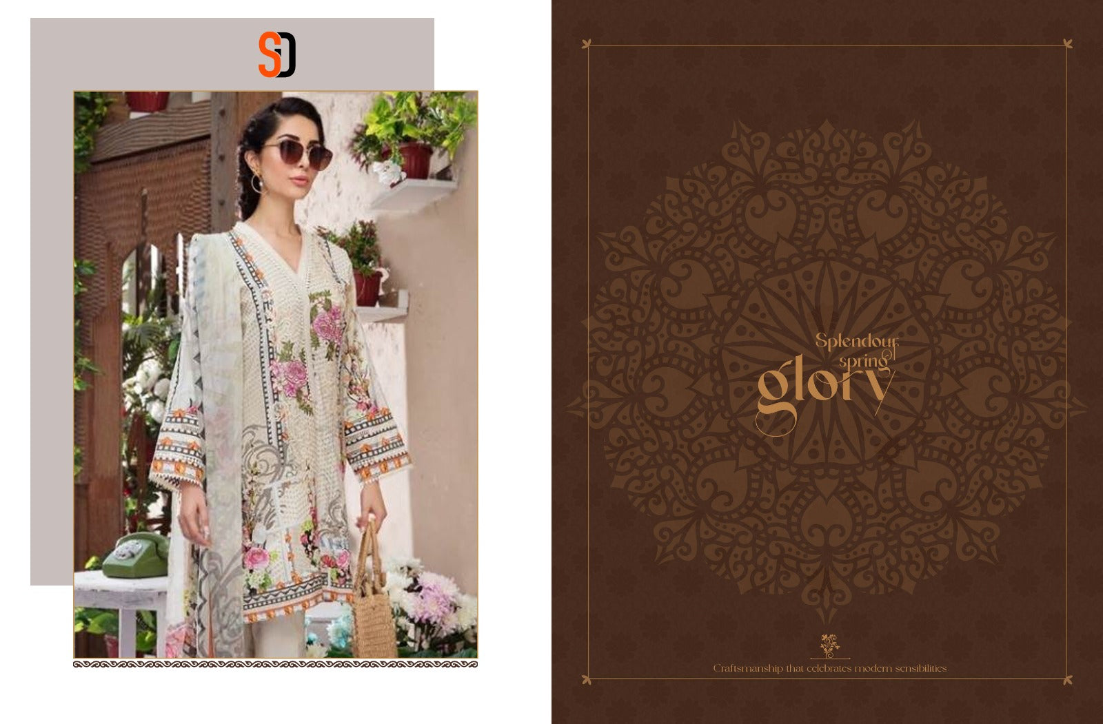Shraddha designer firdous vol 10 lawn cotton with embroidery work cotton dupatta pakistani suits Manufacturer In Surat - jilaniwholesalesuit