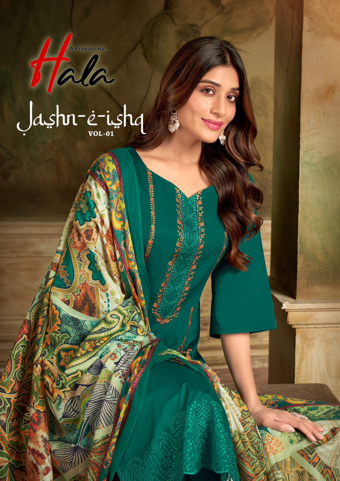 Hala Jashn E Ishq Vol 1 Jam Satin Salwar Suits Latest Collection