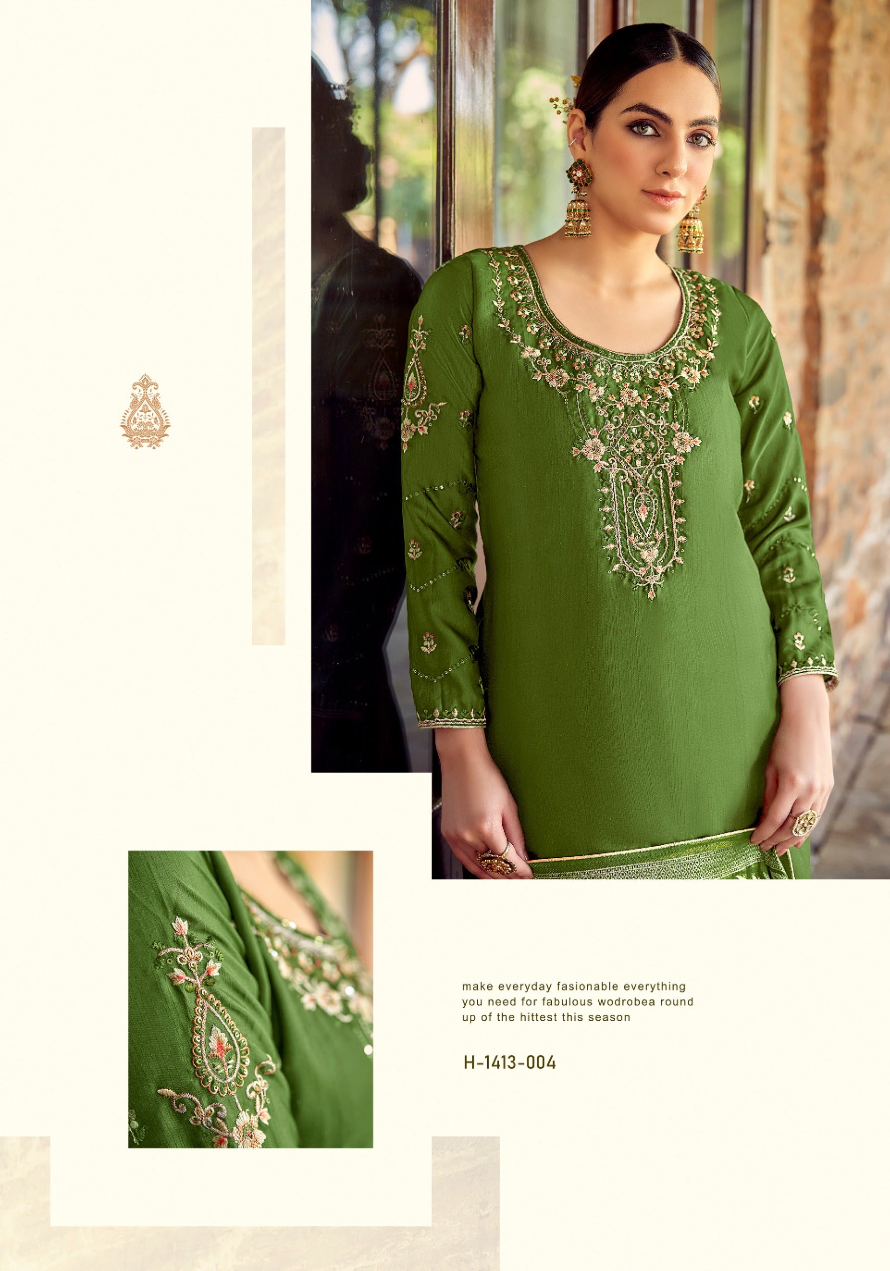 Alok Suit Iktara Revella Fabric Dyed with Embroidery Work Salwar Suits Wholesale Supplier - jilaniwholesalesuit