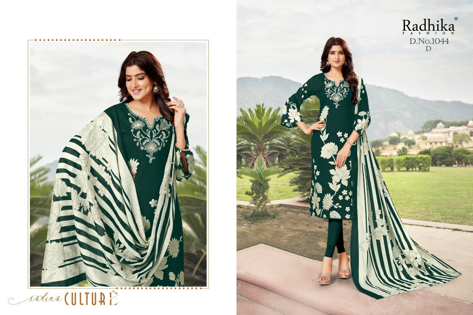 Azara Karachi Suit Jackpot Cotton Embroidery Work Salwar Suit For Women