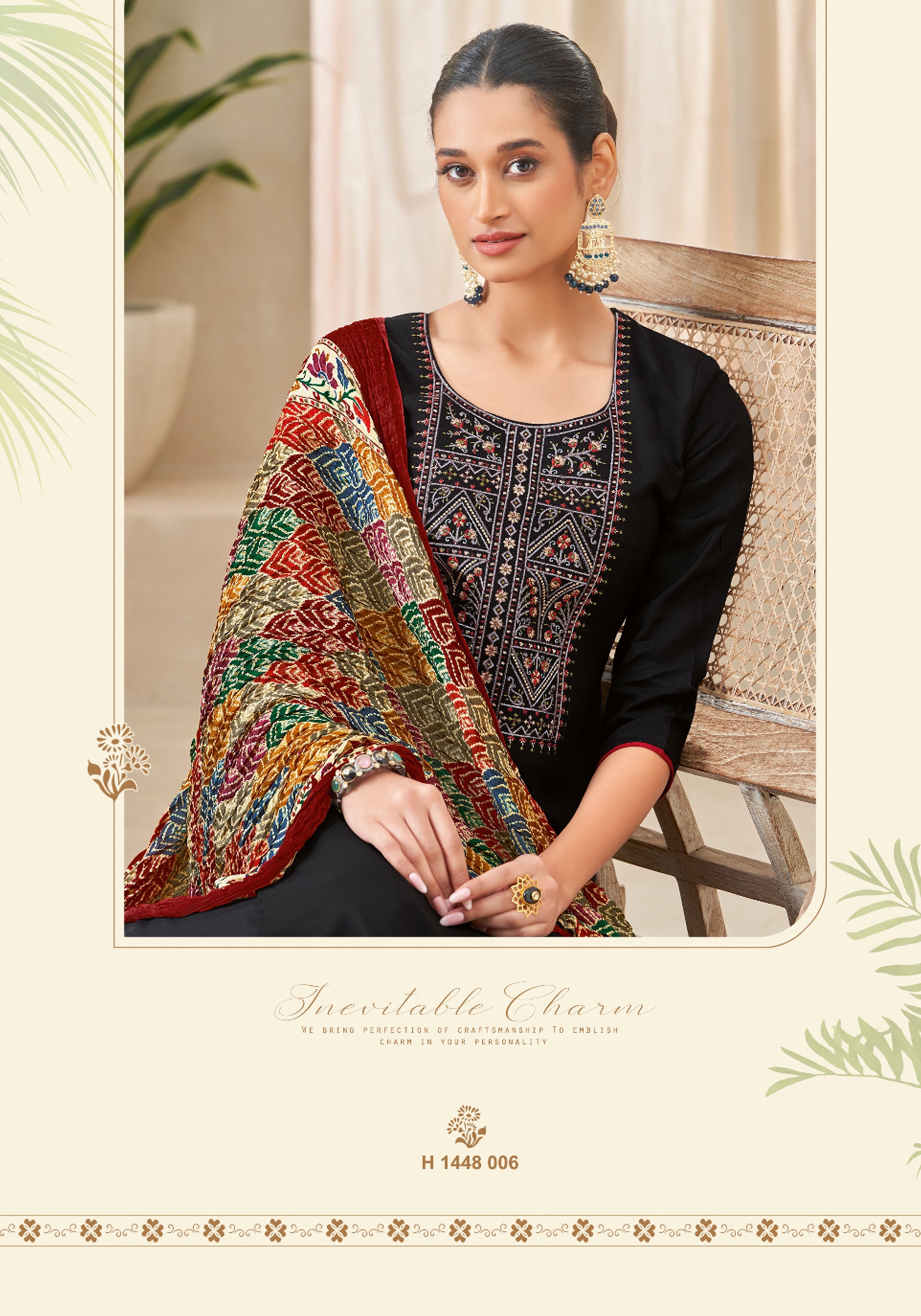 Alok Suit Jaimala Nigaar Edition 24 Rayon Slub With Embroidery Work Ladies Salwar Suit Wholesaler