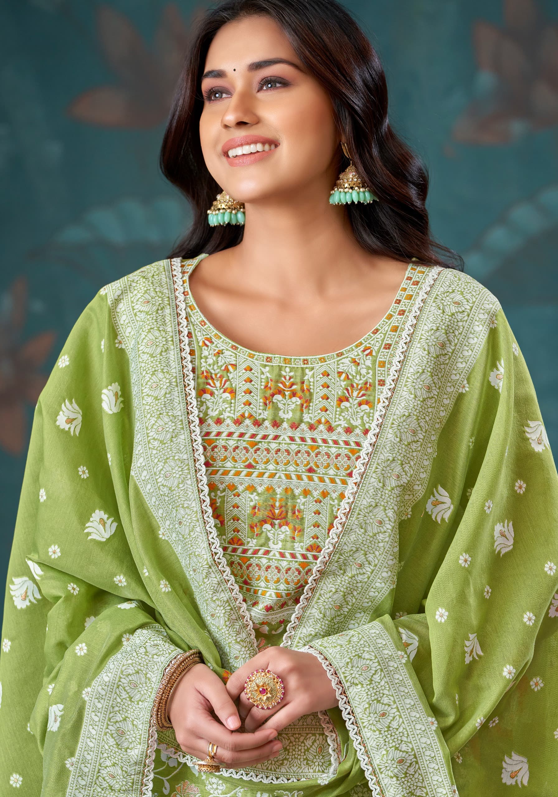 Alok Suit Keerat Jacquard With Handwork Salwar suit pakistani suit design