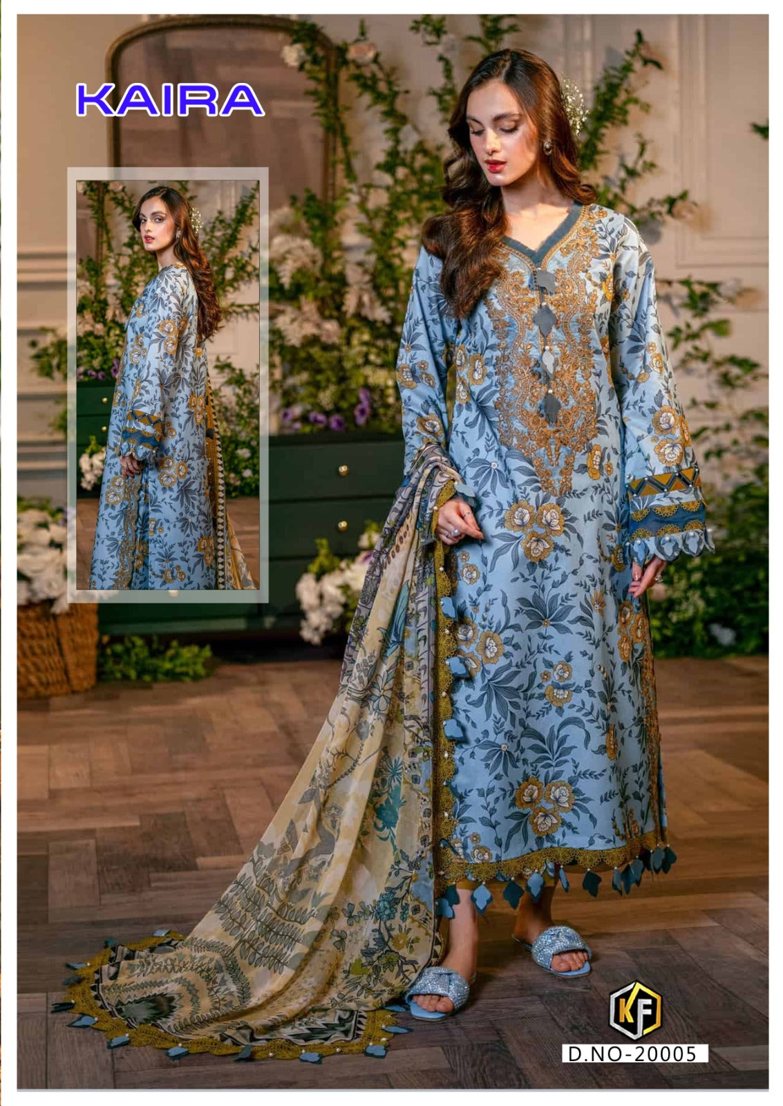 Keval Fab Kaira Vol 20 Lawn Cotton Dress Material Wholesale Supplier In Surat