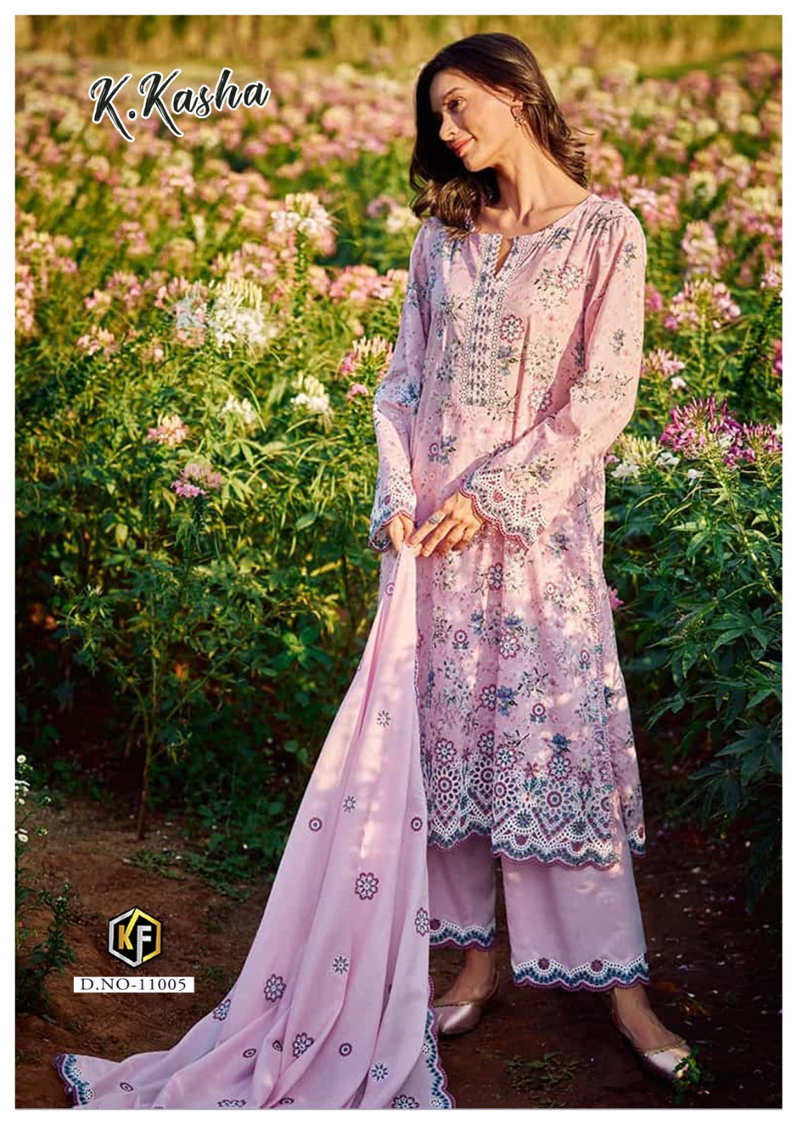 Keval Fab K.Kasha Vol 11 Lawn Cotton Printed Dress Material At Low Range Surat