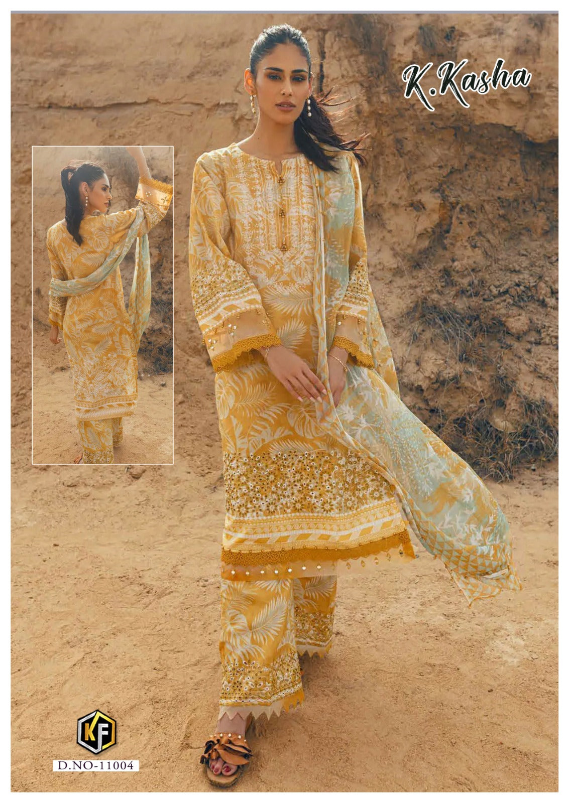 Keval Fab K.Kasha Vol 11 Lawn Cotton Printed Dress Material At Low Range Surat