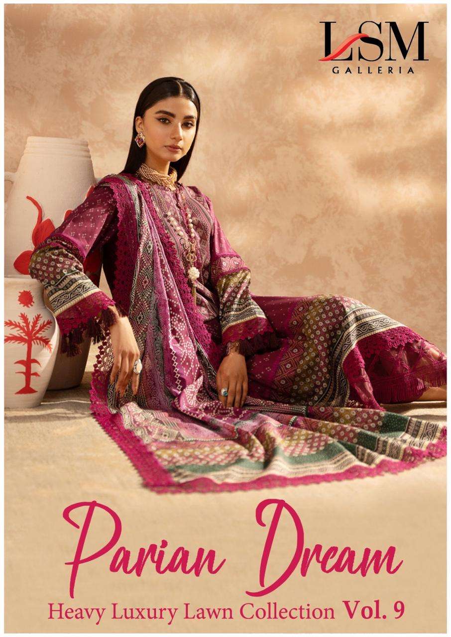 LSM Galleria Parian Dream Heavy Lawn Collection Vol 9 Digital Printed Salwar Suit