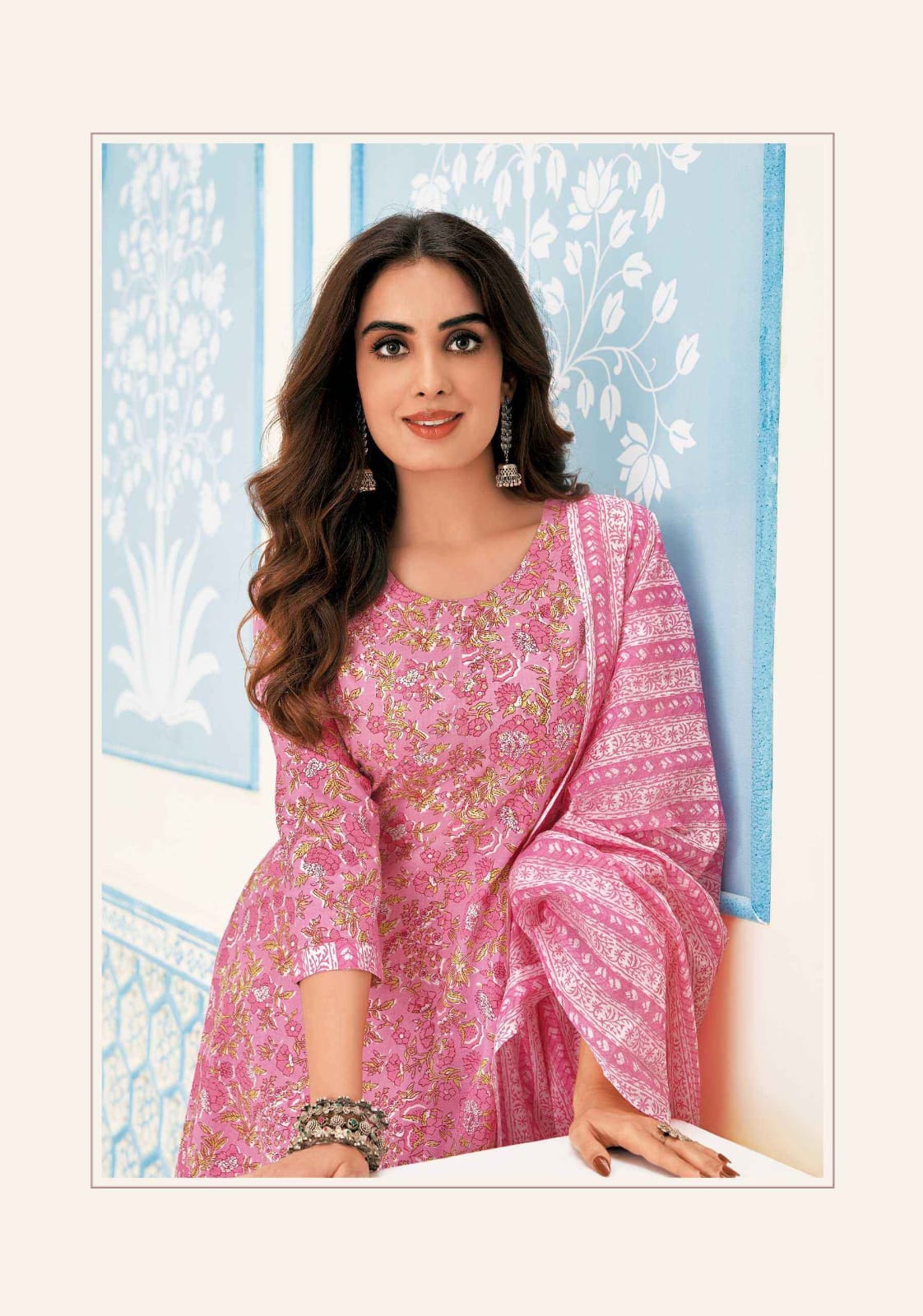 MCM Lifestyle Anarkali Cotton Readymade Salwar Suits Supplier