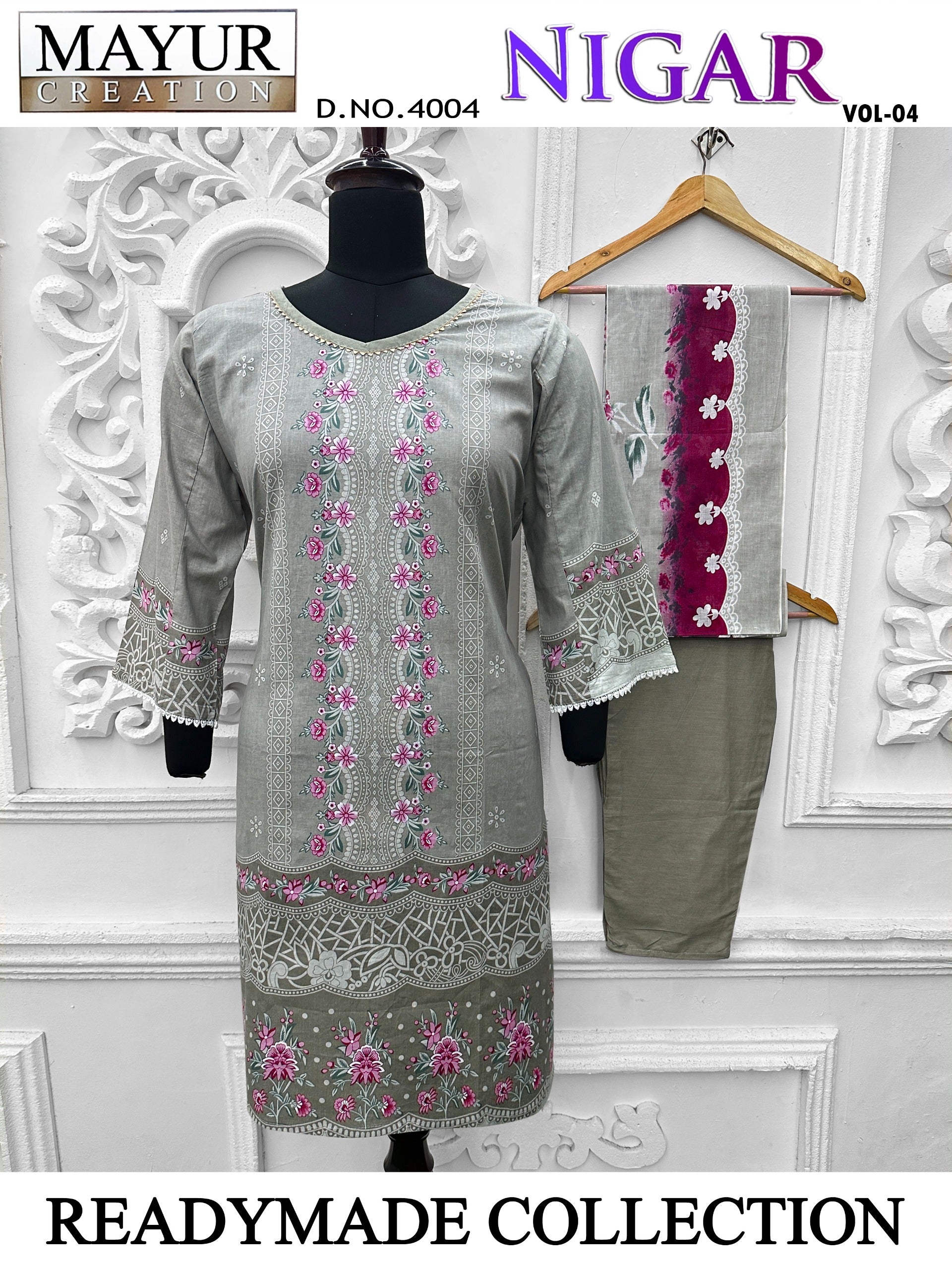 Mayur Creation Nigar Vol 4 Cotton Pakistani Readymade Collection Wholesaler