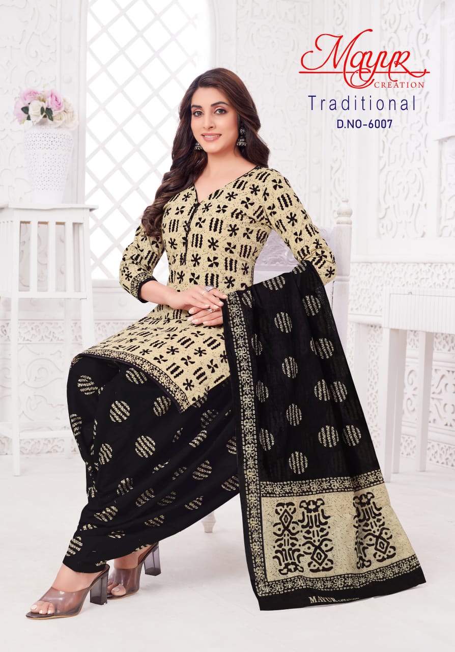 Mayur Creation Traditional Vol 6 Cotton Printed Dress Material Wholesale Jetpur