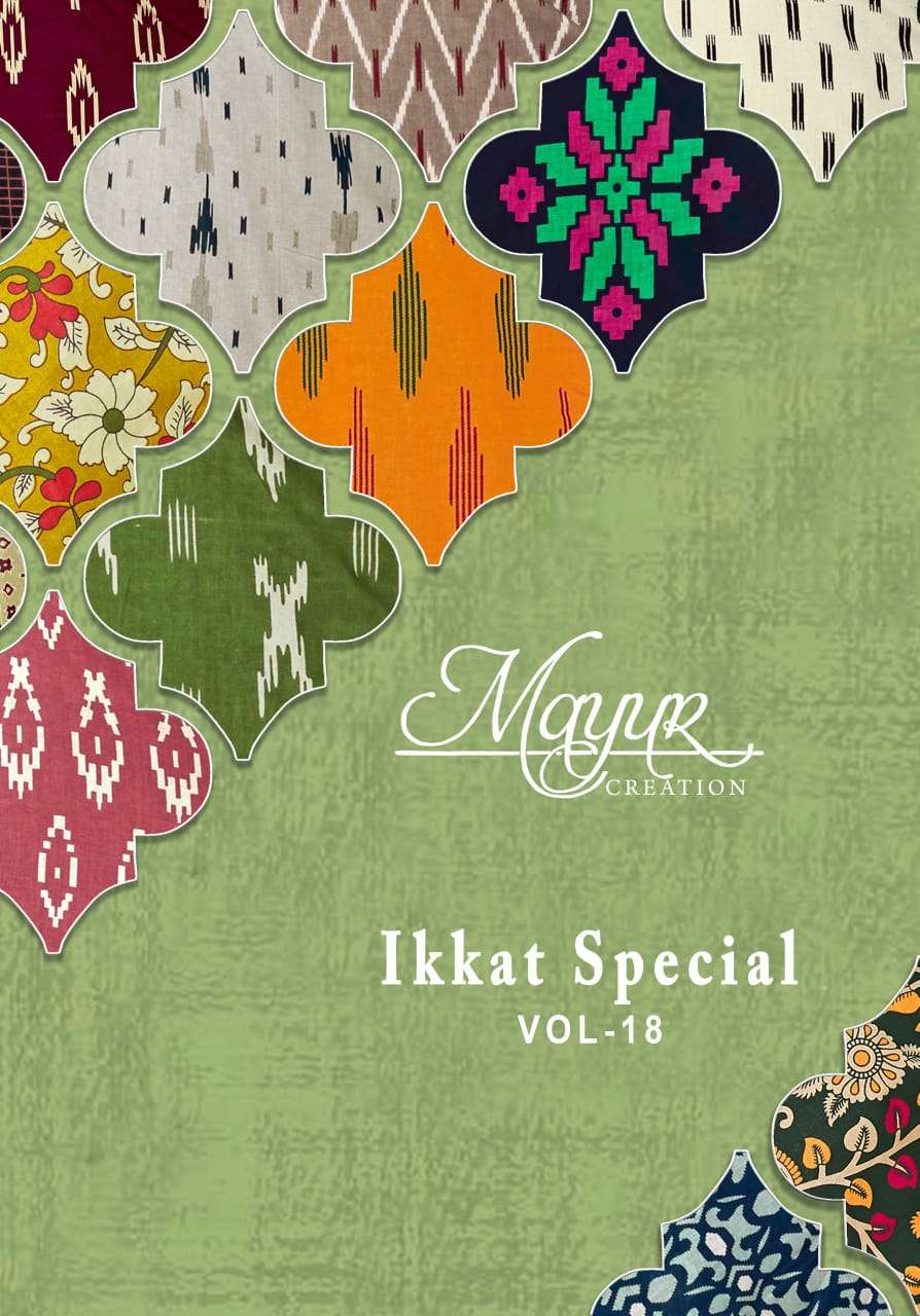 Mayur Ikkat Vol 18 Cotton Printed Salwar Kameez At Wholesale Rate