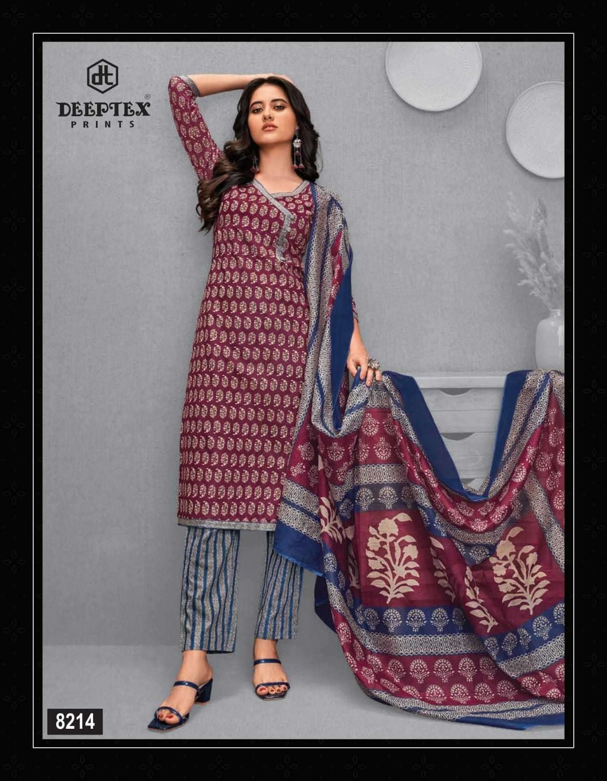 Deeptex Miss India Vol 82 Cotton Printed Dress Material Wholesale Jetpur - jilaniwholesalesuit