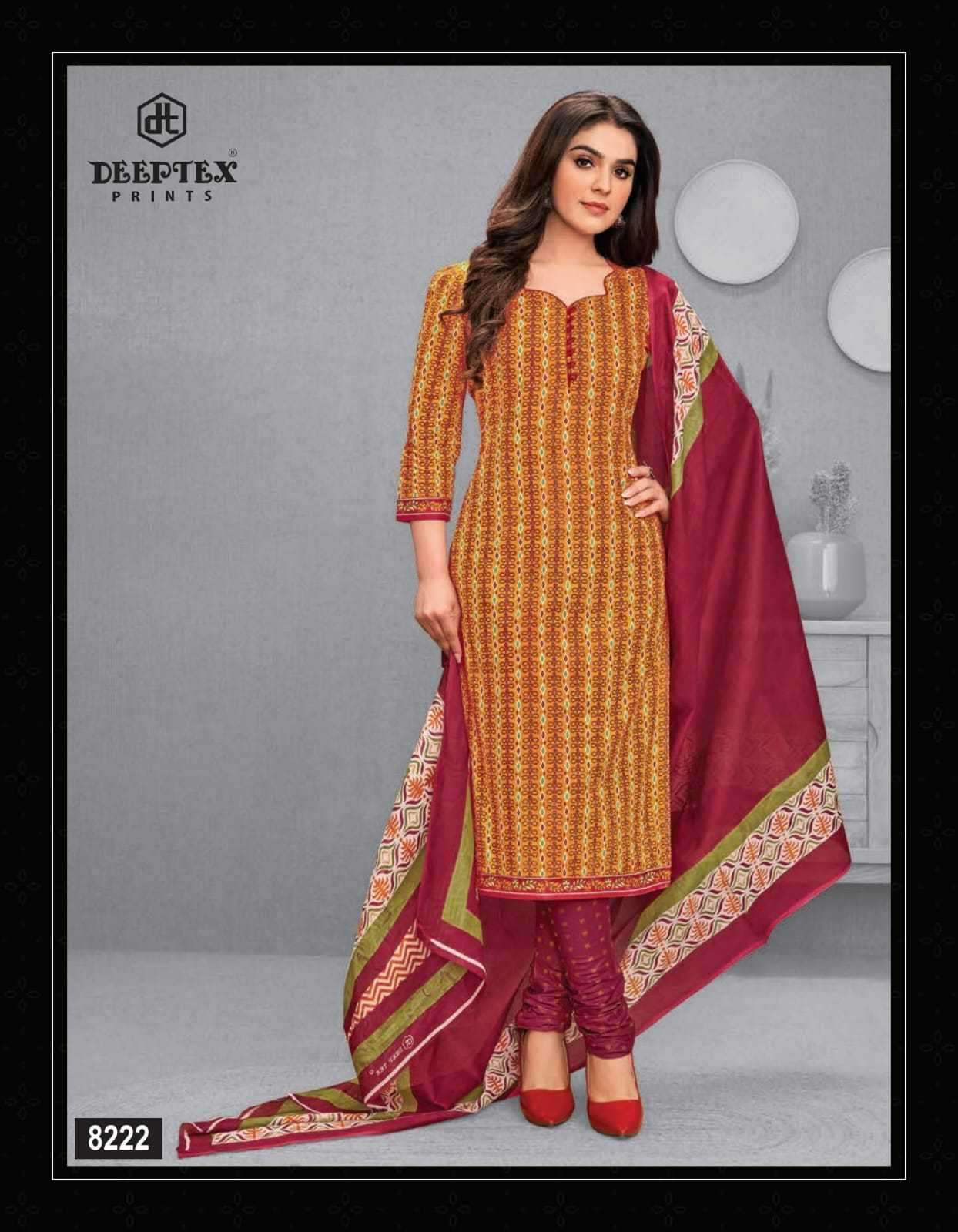 Deeptex Miss India Vol 82 Cotton Printed Dress Material Wholesale Jetpur - jilaniwholesalesuit