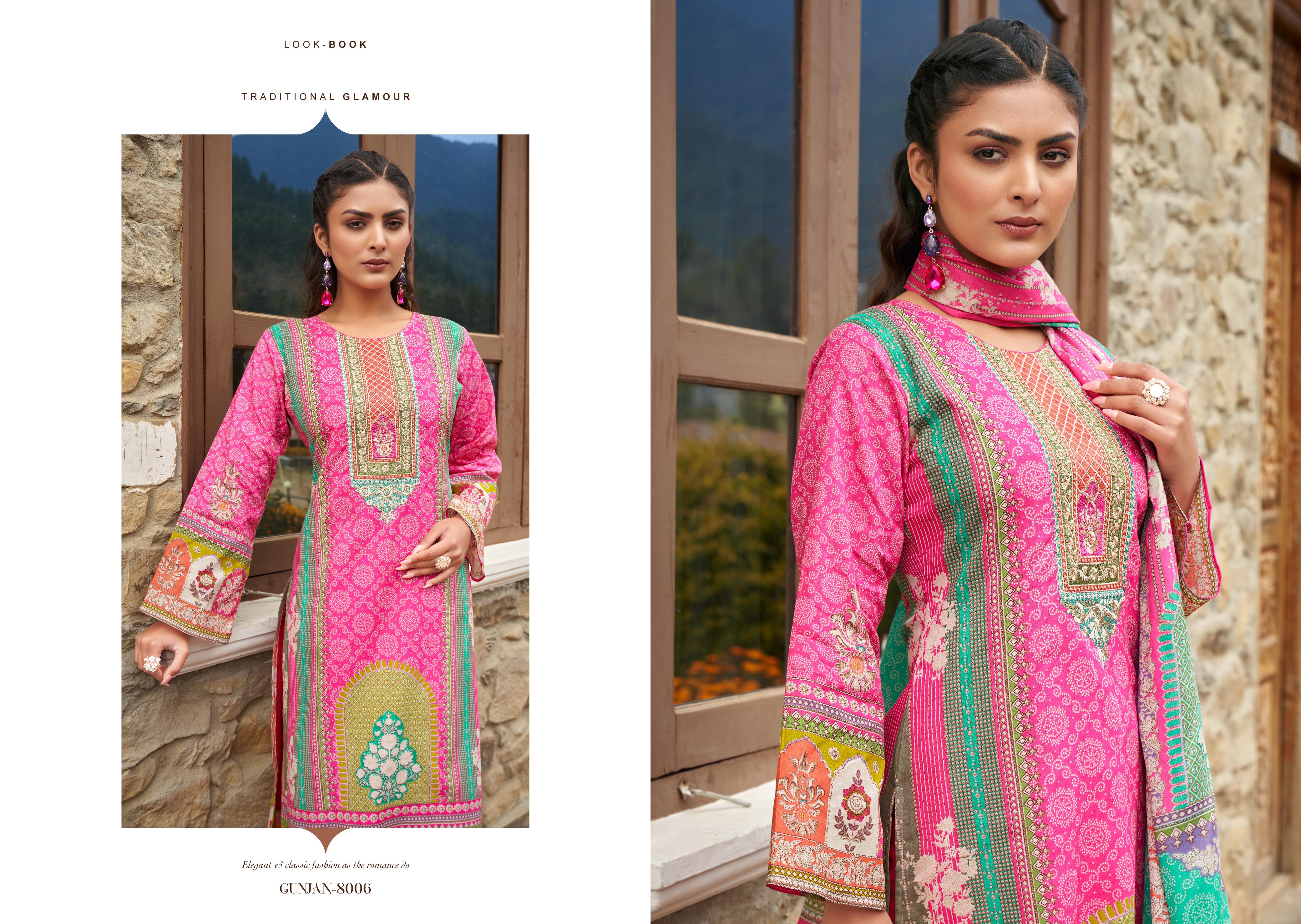 Mumtaz Arts Gunjan Viscose Lawn Cambric Cotton With Embroidery Work Salwar Suits Wholesaler In Delhi - jilaniwholesalesuit